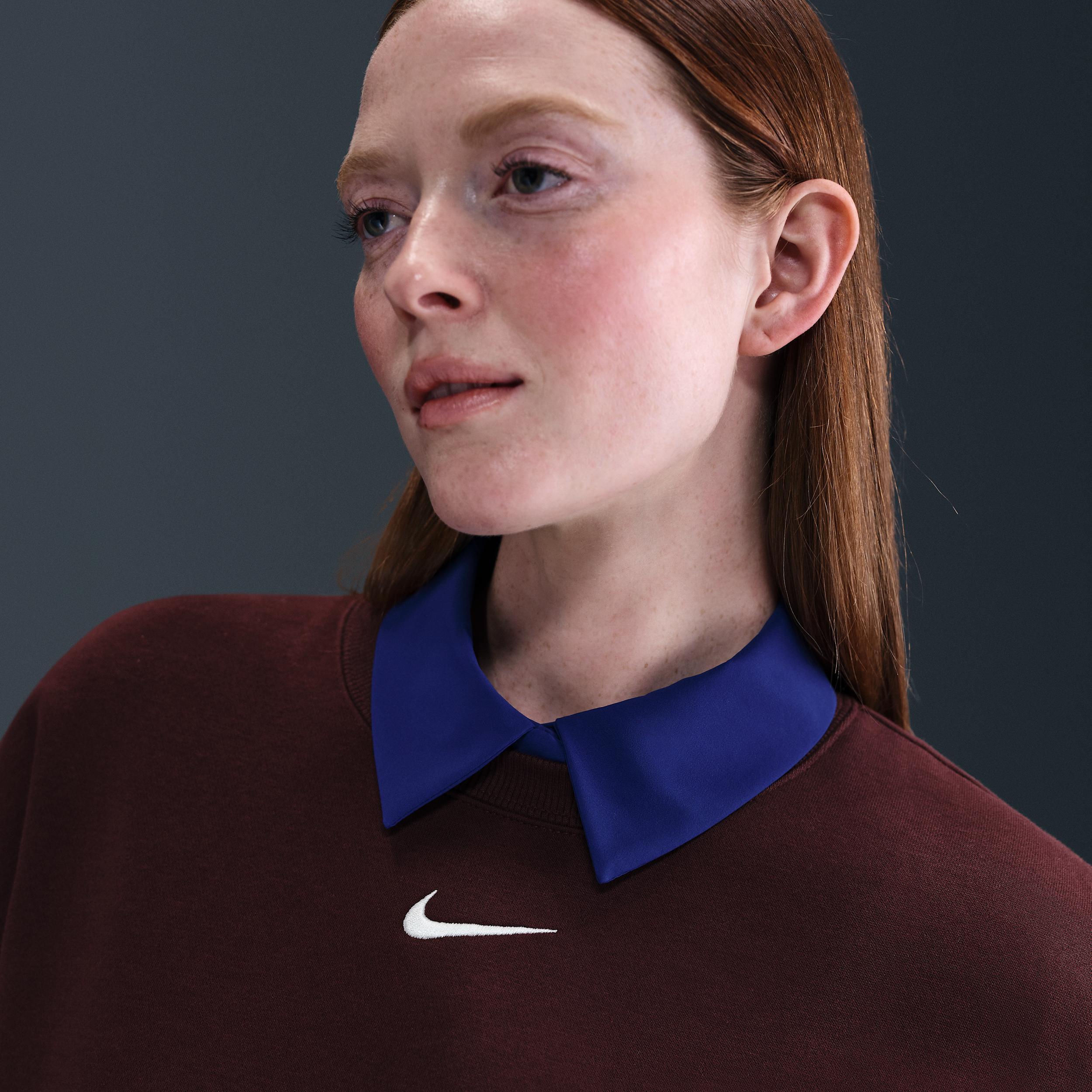 Women's Nike Sportswear Phoenix Fleece Oversized Crew-Neck Sweatshirt Product Image