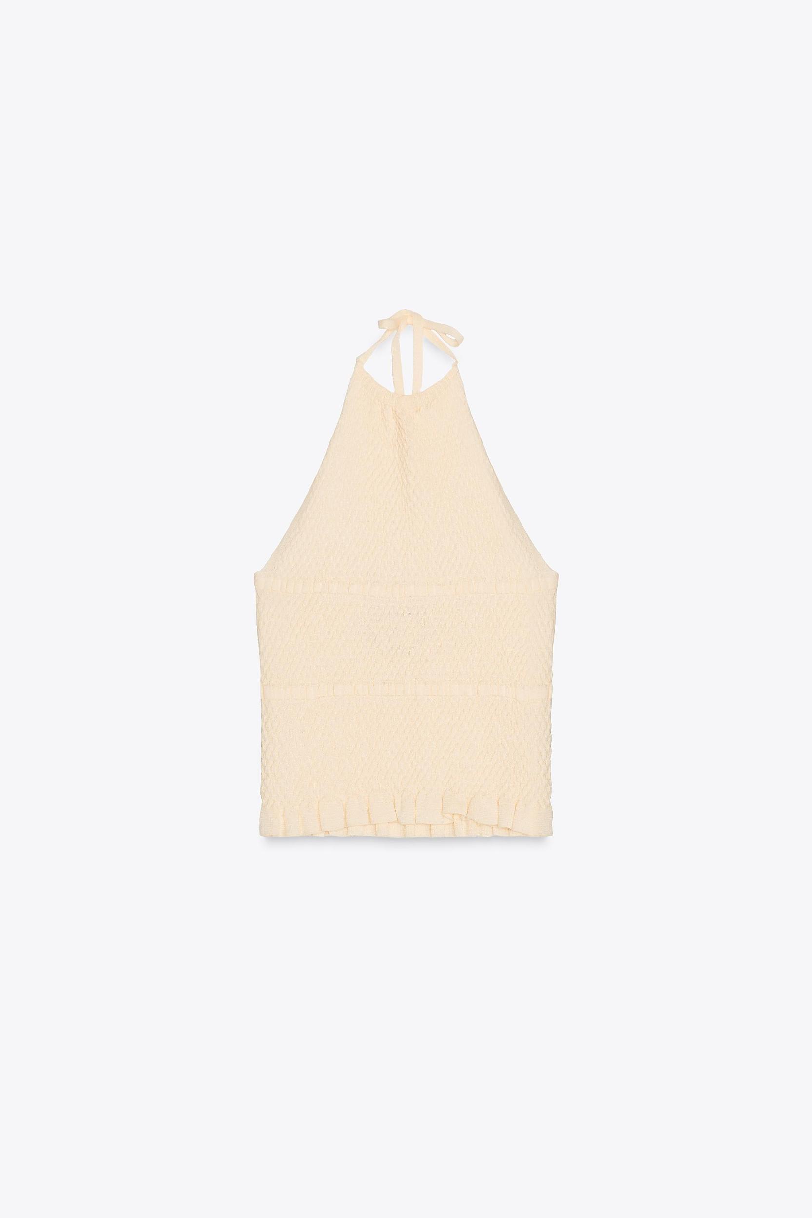 HALTER KNIT TOP Product Image