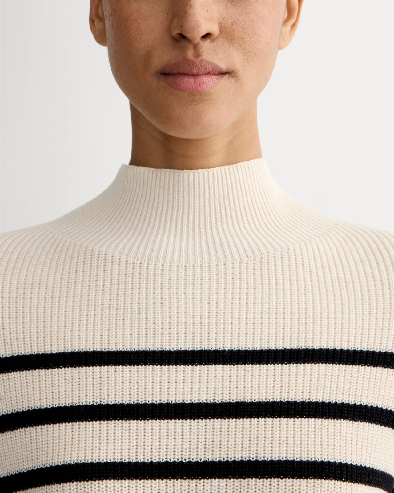 The Slouchy Funnel Neck in Everyday Cotton Product Image