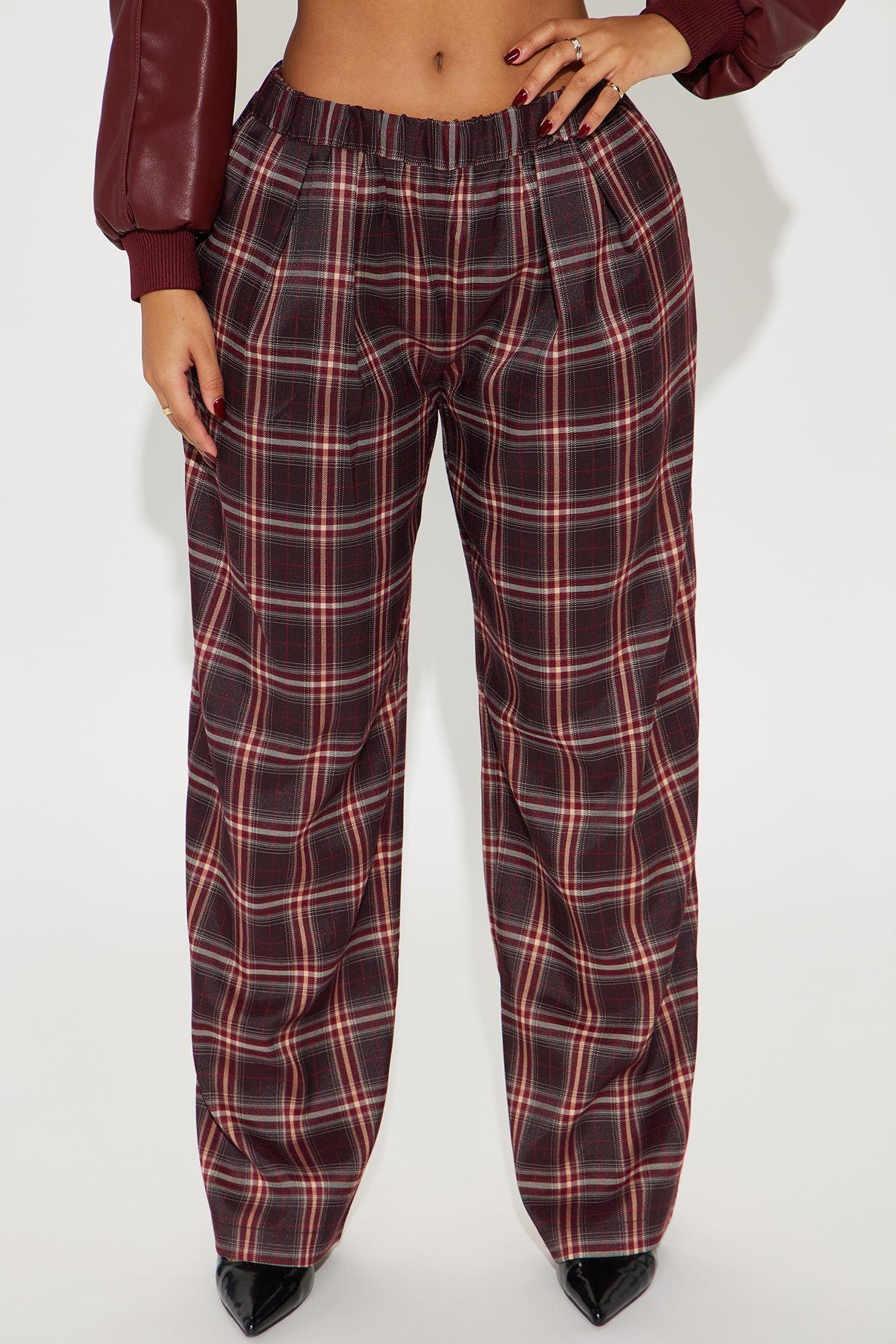 Yazzy Plaid Boxer Pant - Multi Color Product Image