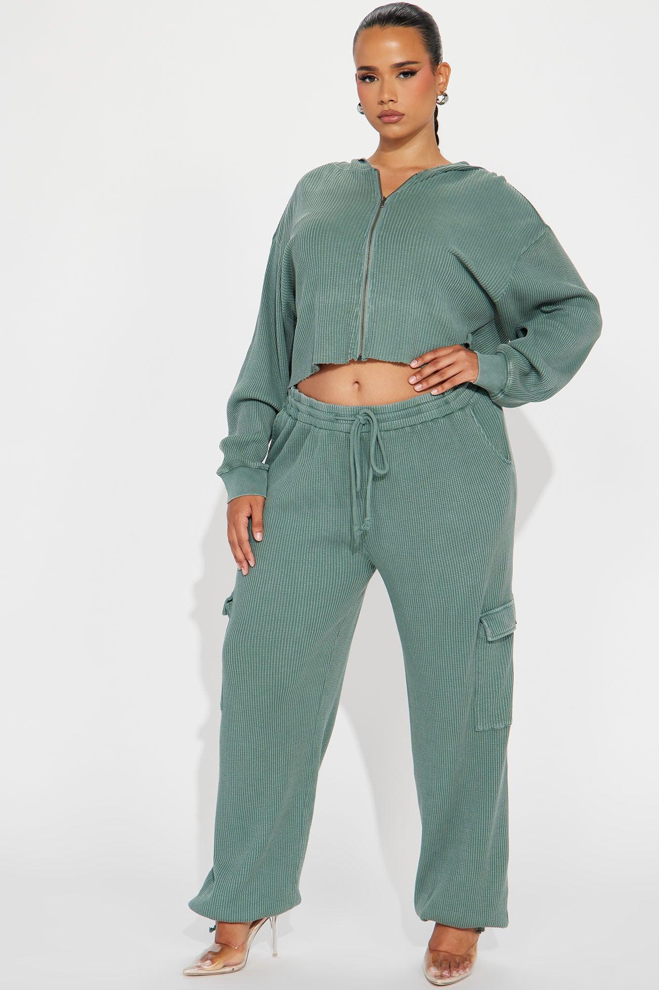 Blair Thermal Pant Set - Green Product Image