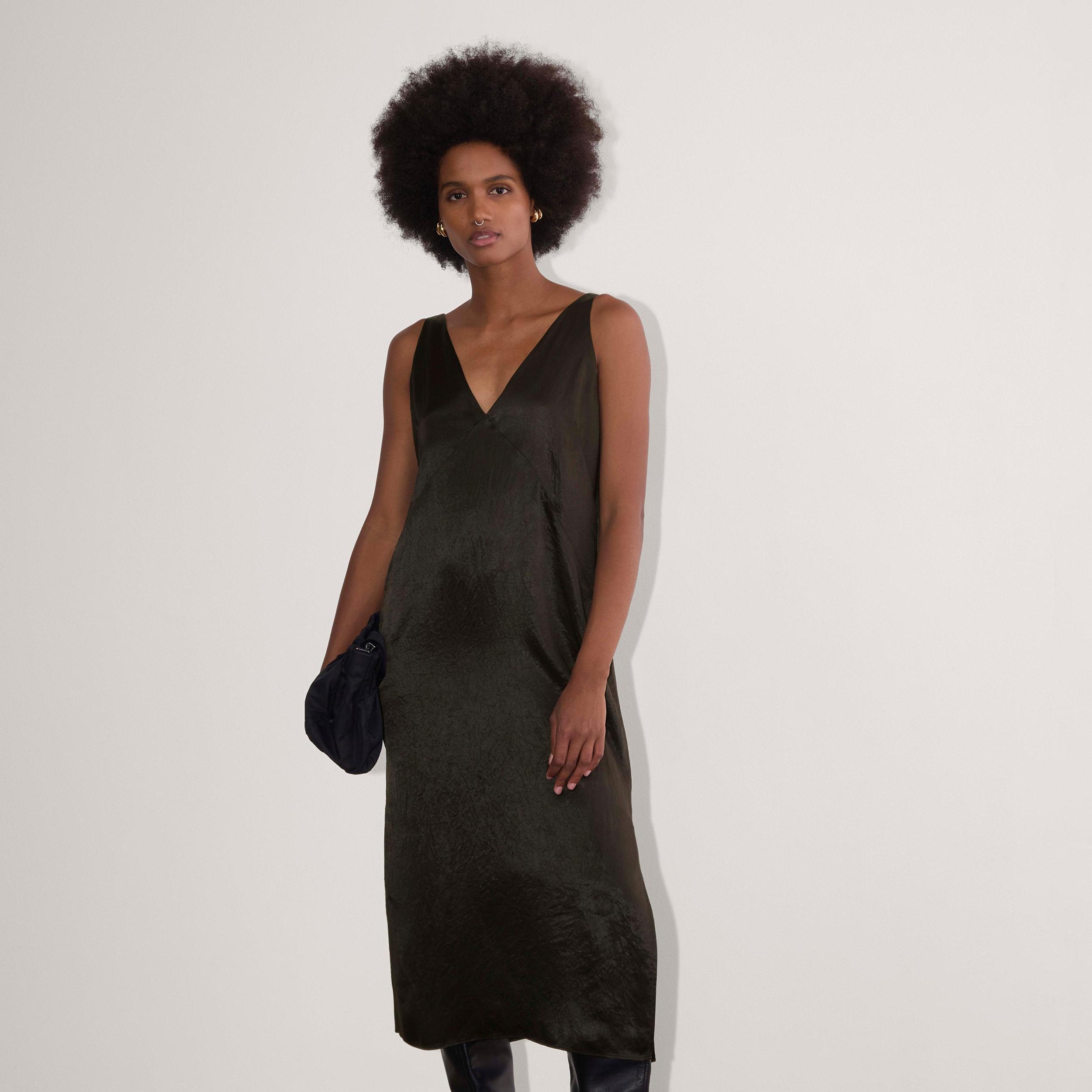 The Satin Slip Dress Product Image