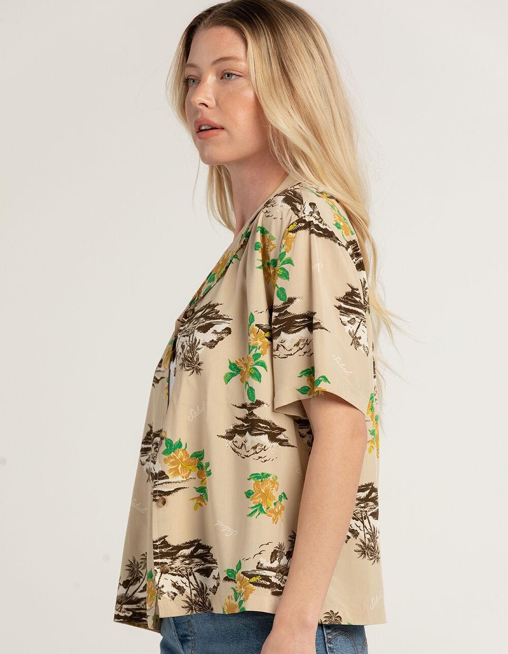 BRIXTON Bunker Paradise Womens Button Up Shirt Product Image