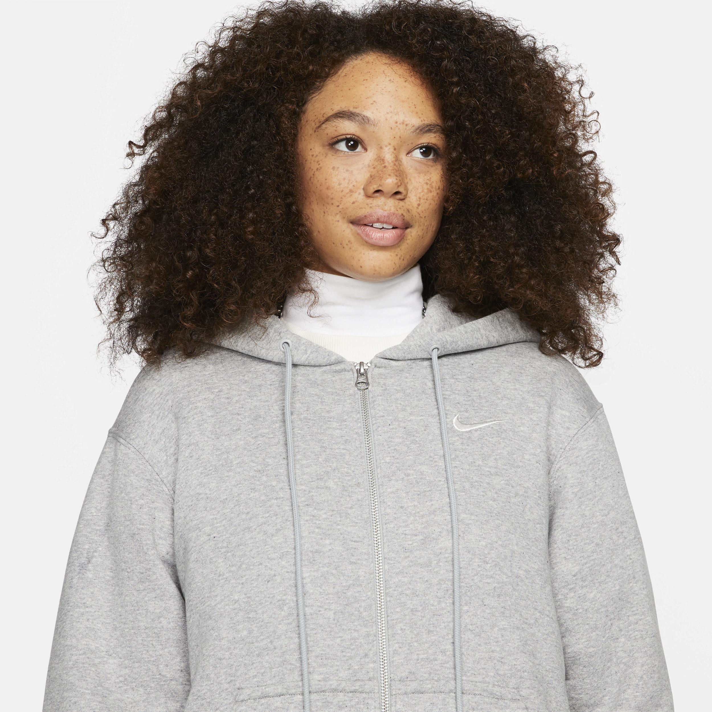 Nike Sportswear Phoenix Fleece Women's Oversized Long Full-Zip Hoodie Product Image