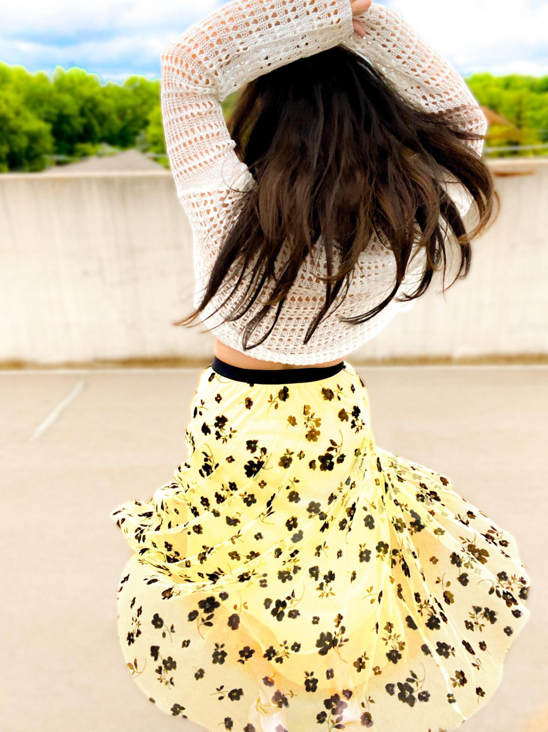 The Tilly Tulle Overlay Skirt Product Image
