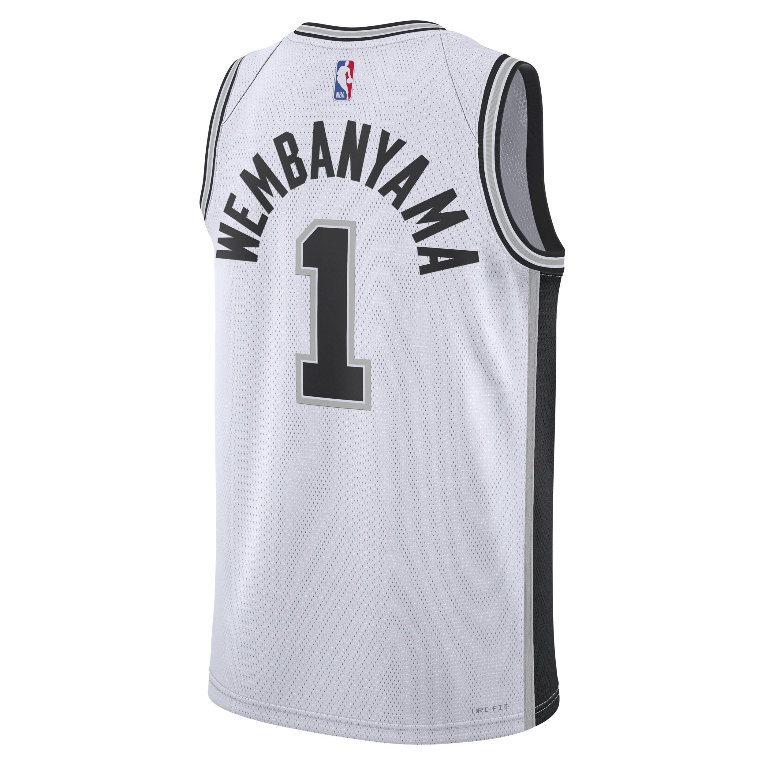 Unisex Nike Victor Wembanyama White San Antonio Spurs Swingman Jersey - Association Edition, Adult Unisex, Size: Medium Product Image