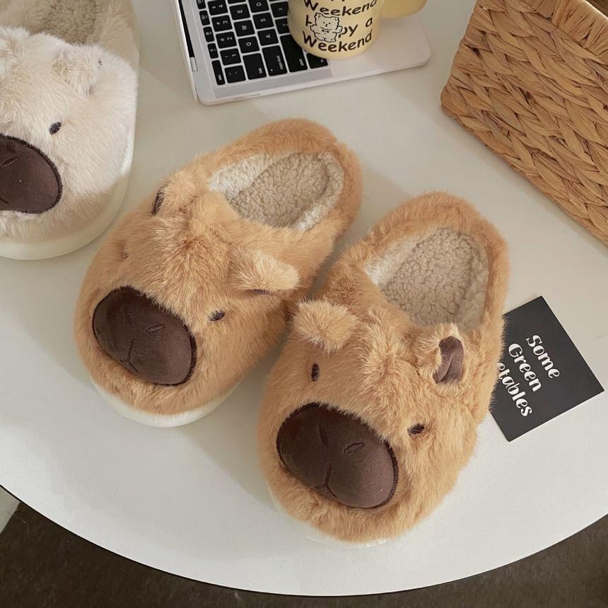 Cartoon Fluffy Home Slippers Product Image