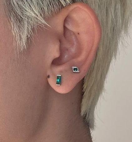 Rhinestone Stainless Steel Stud Earring Product Image