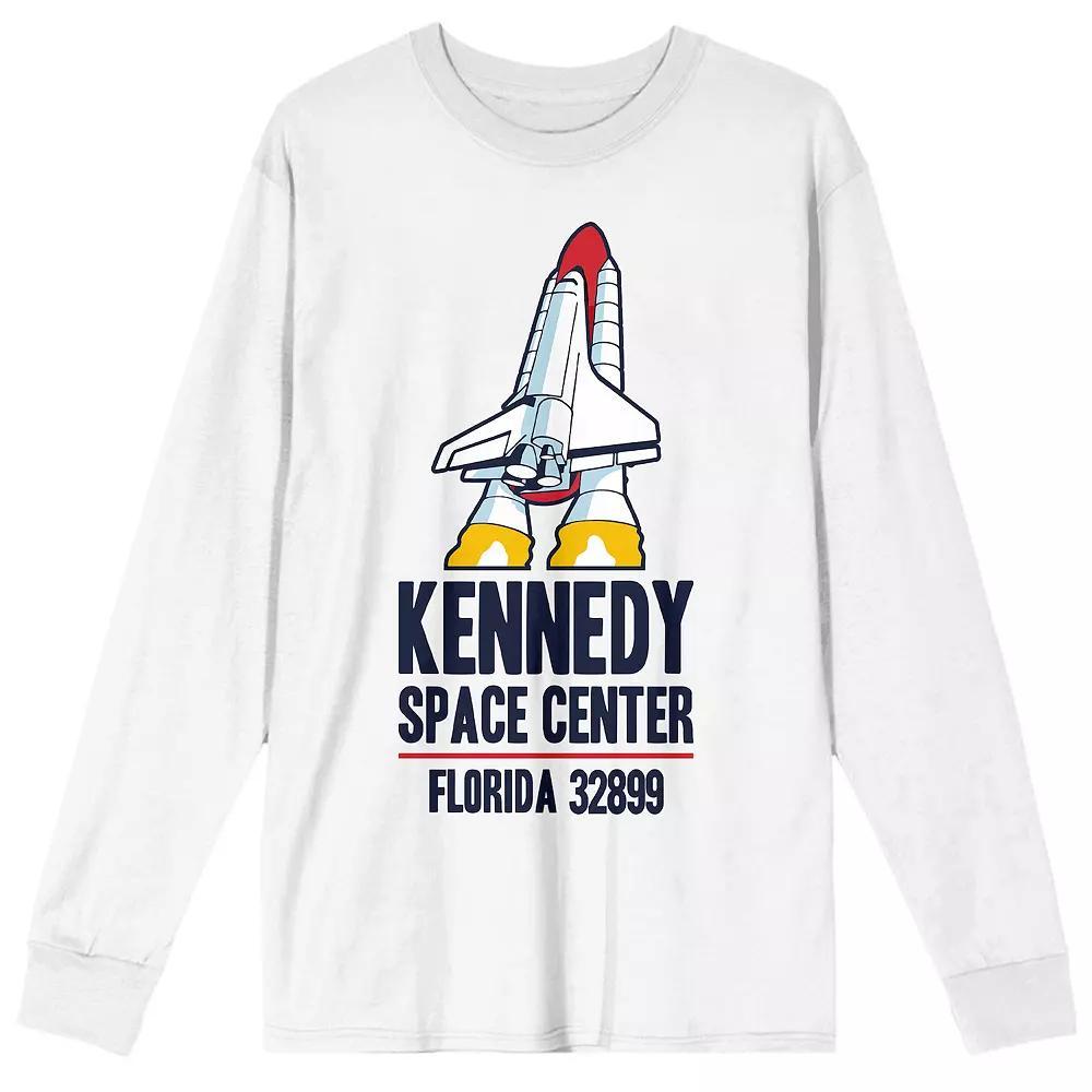 Men's NASA Kennedy Space Center Tee, Size: Large, White Product Image