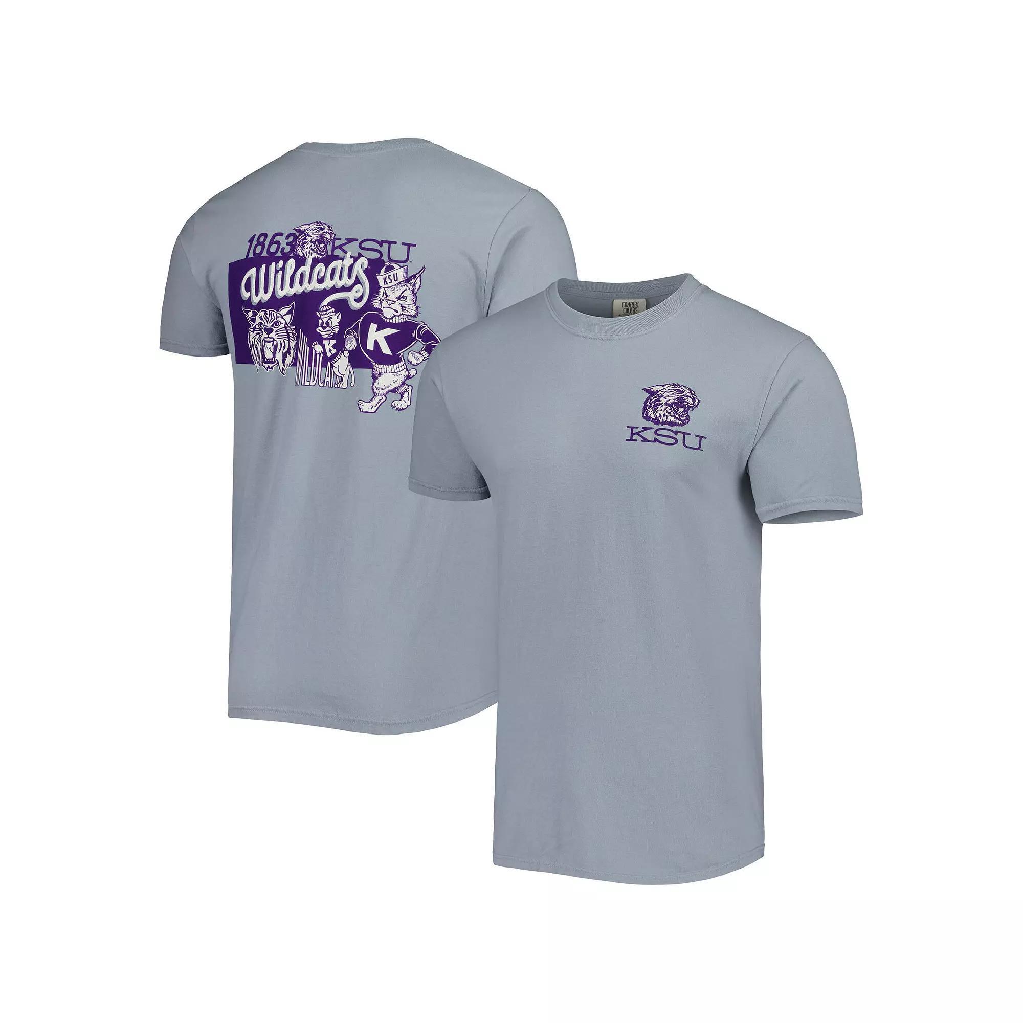 Men's Graphite Kansas State Wildcats Vault State Comfort T-Shirt, Size: 2XL, Dark G Product Image