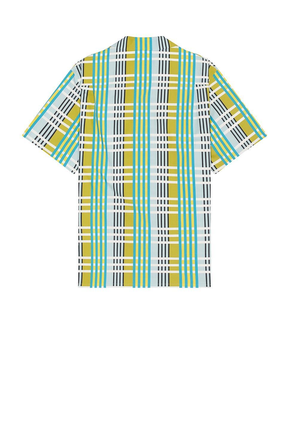 Lanvin Printed Bowling Shirt in Green Product Image