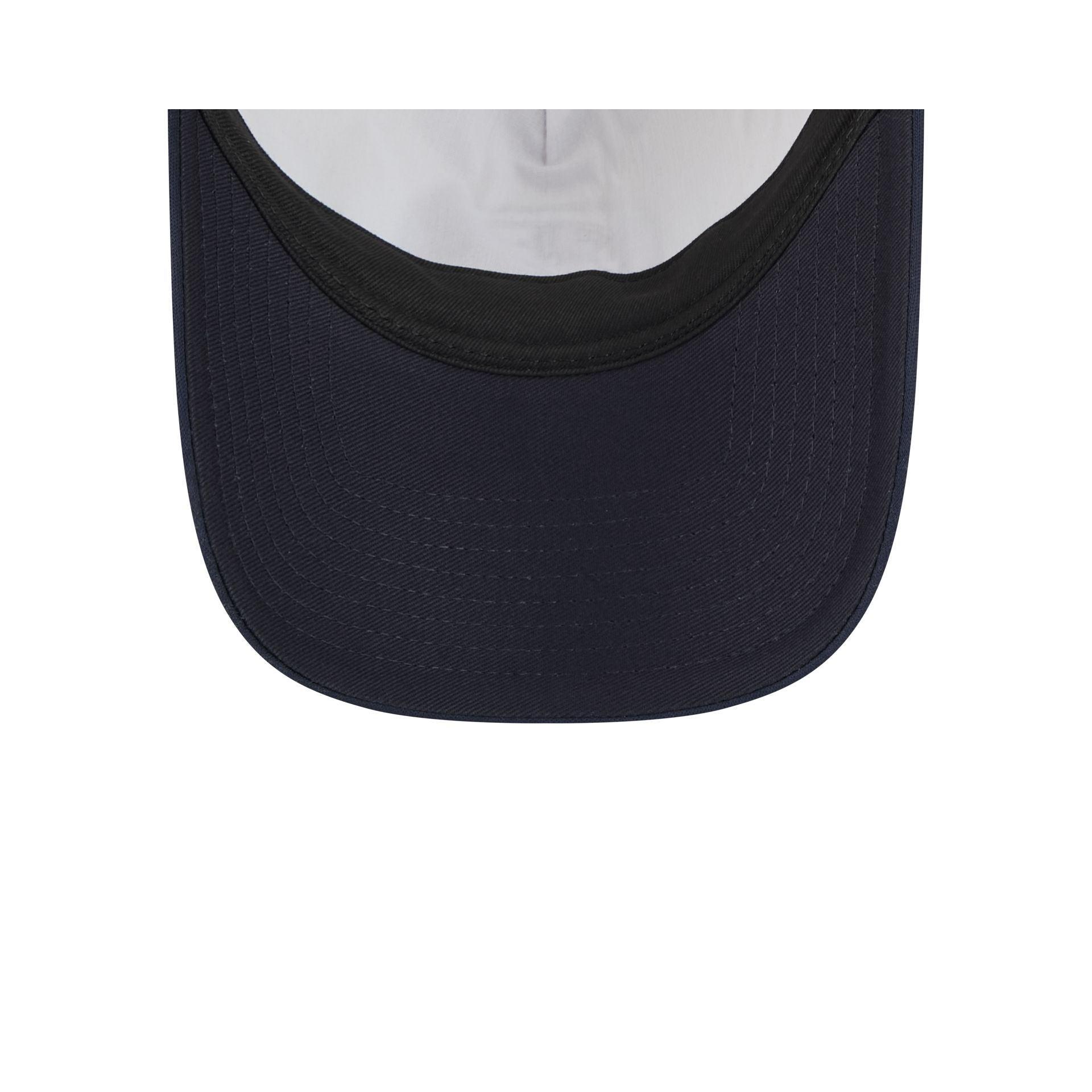 Los Angeles Dodgers Navy Purple 9FORTY A-Frame Trucker Hat Male Product Image