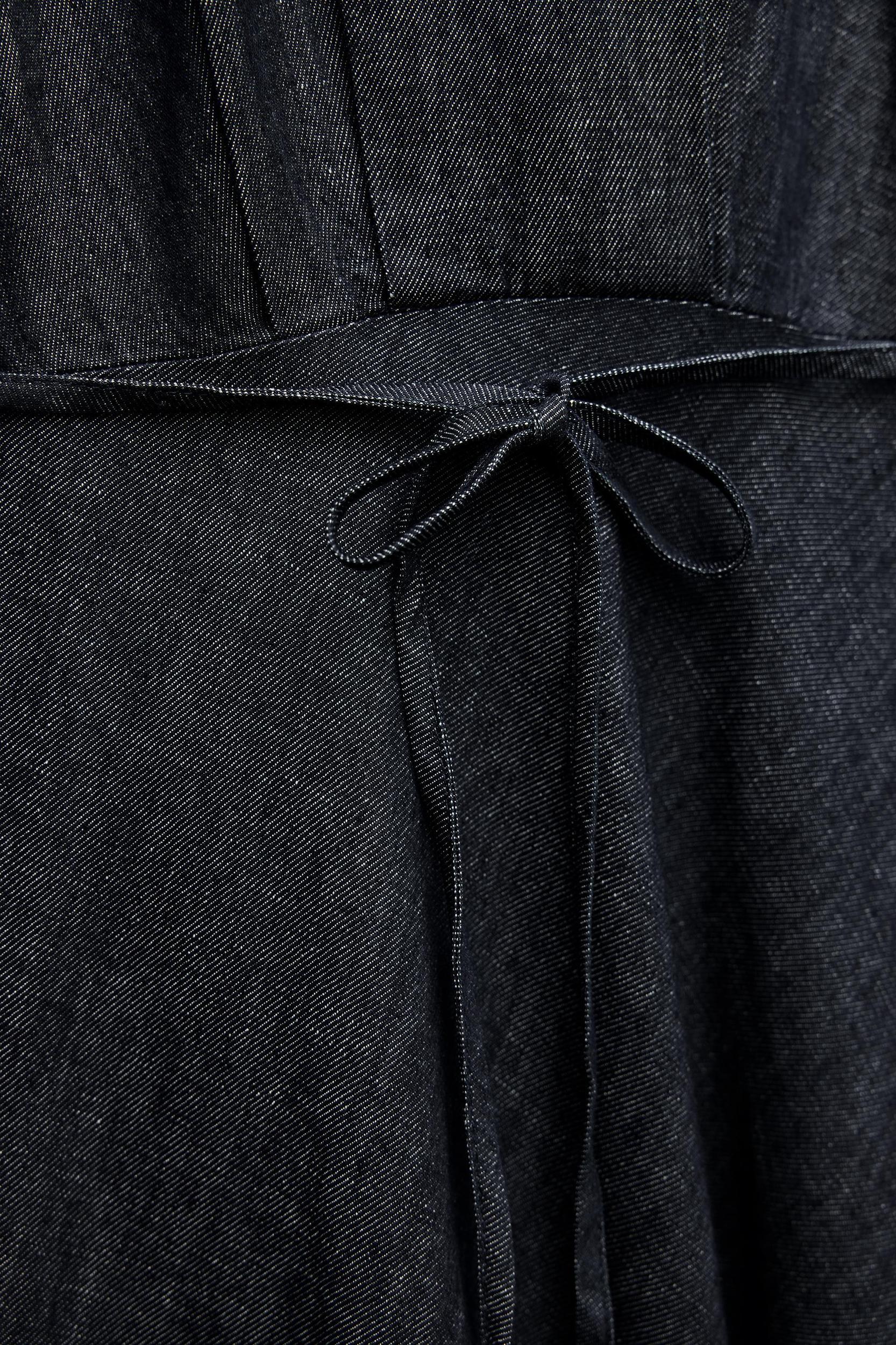 DENIM HALTER DRESS ZW COLLECTION Product Image