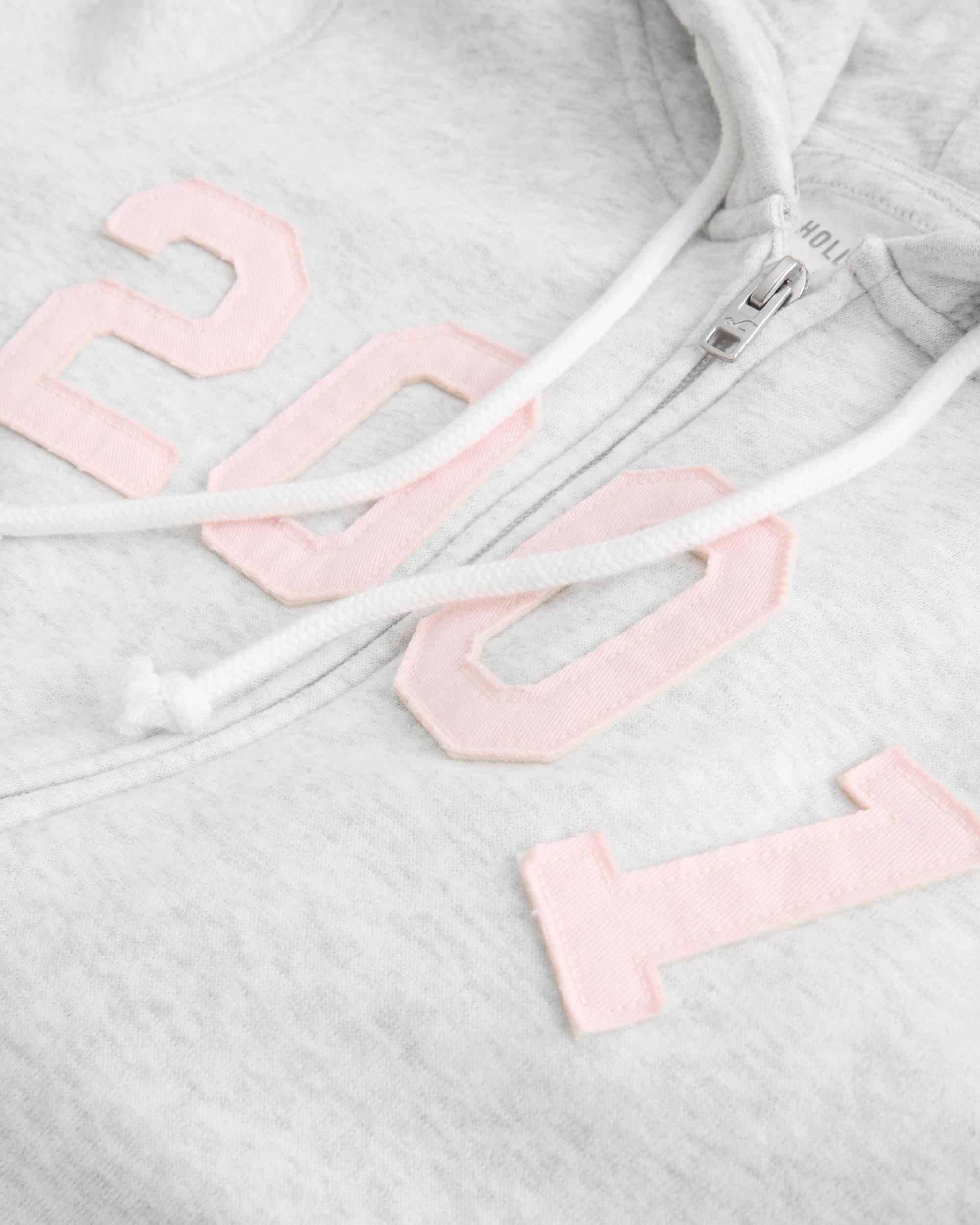 Y2K Graphic Zip-Up Hoodie Product Image