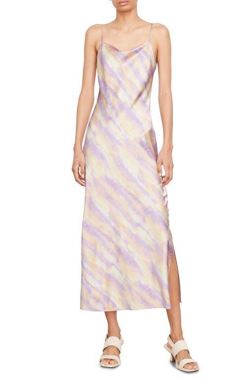 Vince Ikat Tie-Dye Cowl Cami Dress (Sunset) Women's Dress Product Image