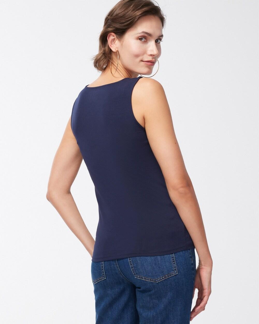 Ribbed High Neck Tank Product Image