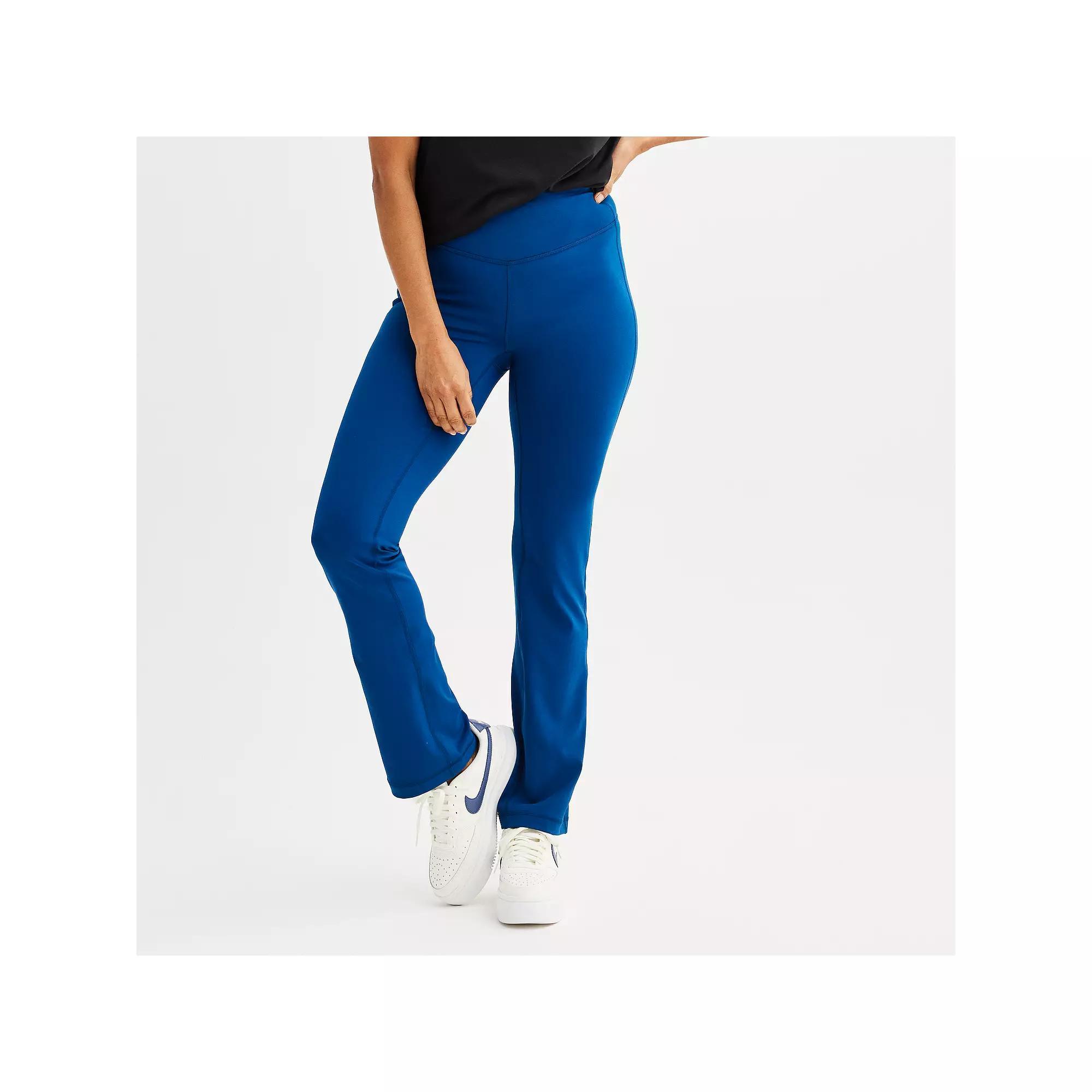 Women's Tek Gear® Ultra Stretch Bootcut Pants, Size: Medium, Blue Crayon Product Image
