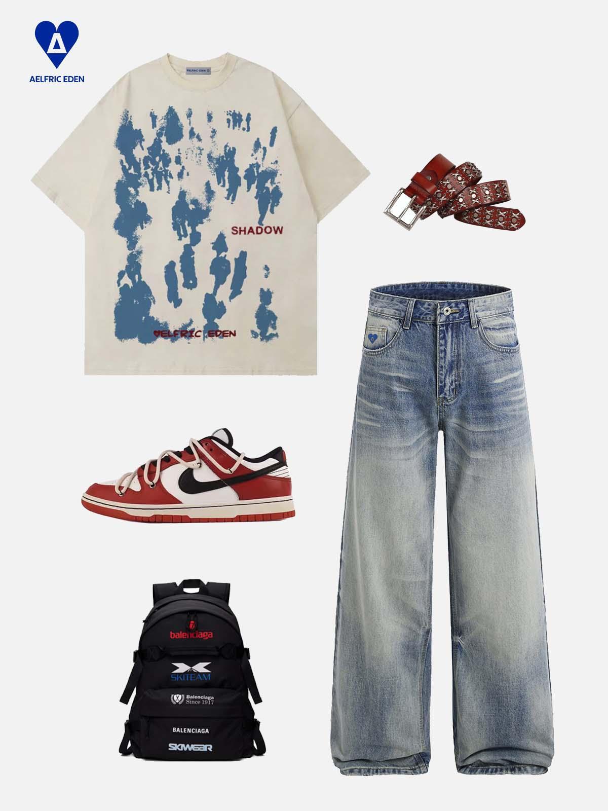 Aelfric Eden Fade  Baggy Jeans Product Image