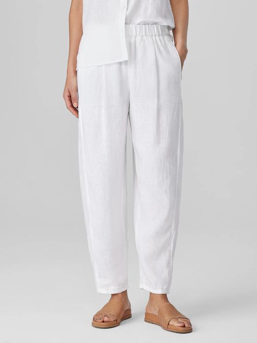 EILEEN FISHER Organic Linen Lantern Pantfemale Product Image
