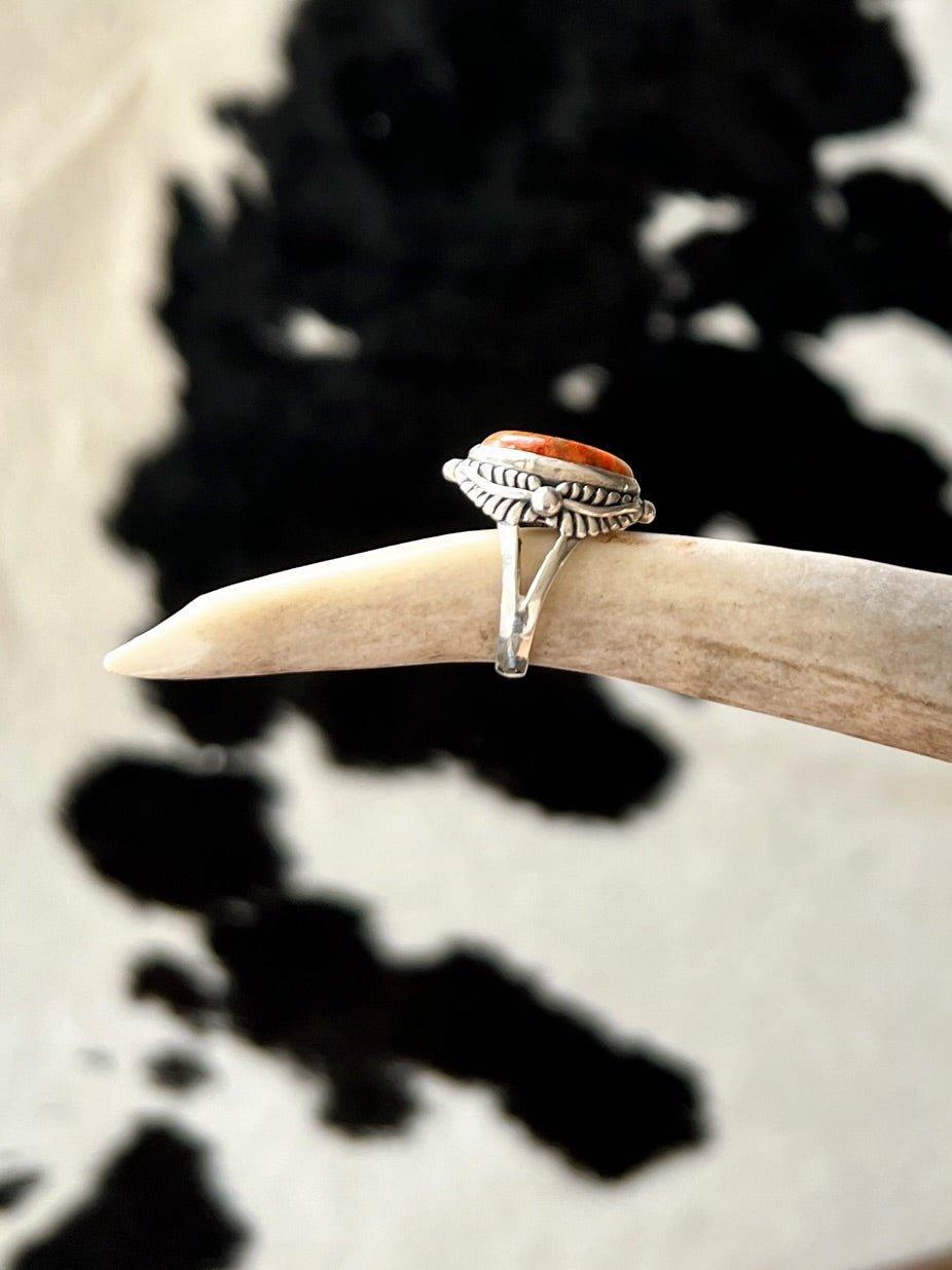 Western Sunset Navajo Sterling Silver Ring Product Image