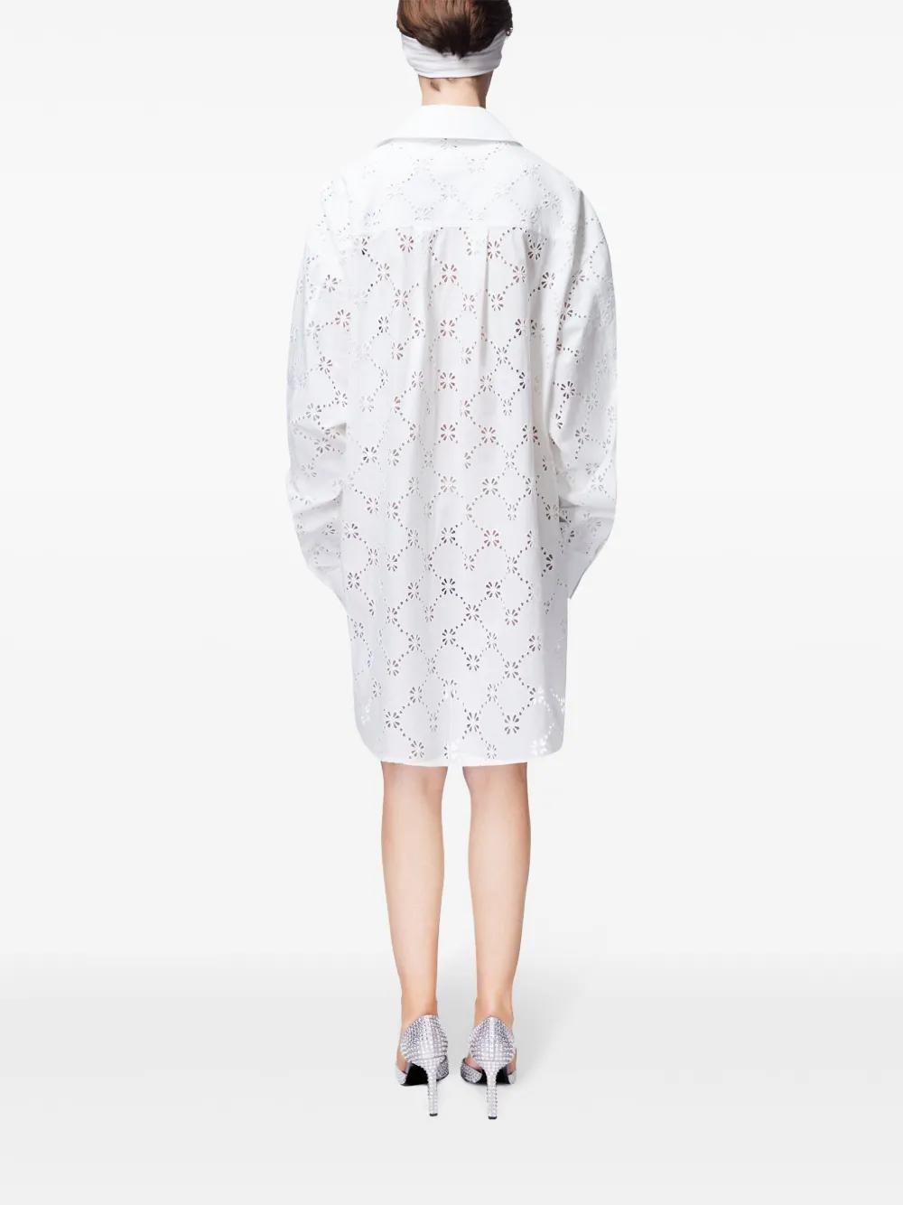 broderie anglaise shirt dress Product Image