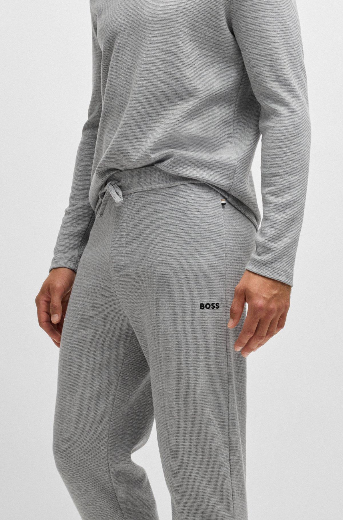 Waffle-structure pajama bottoms Product Image