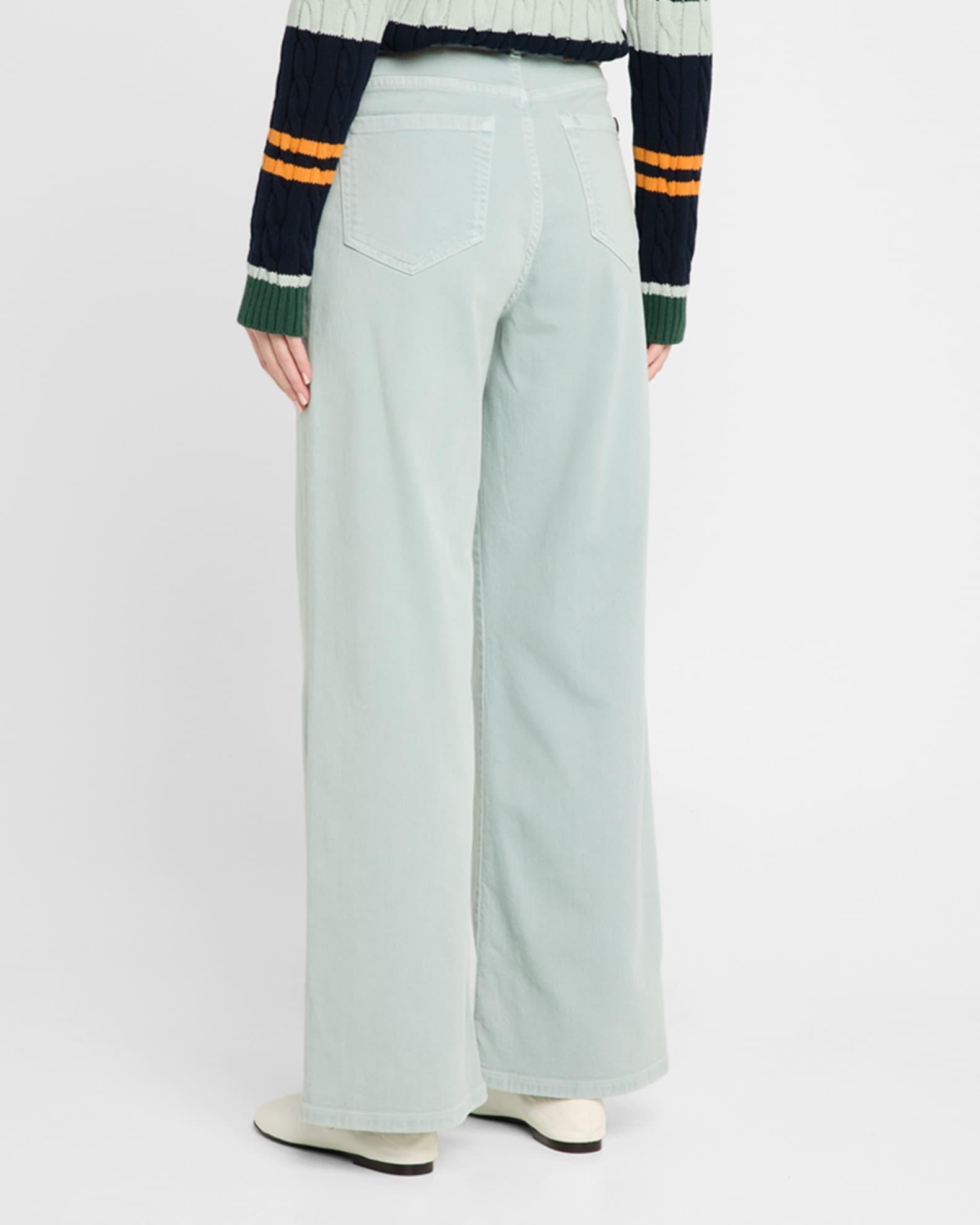 Medina Straight-Leg Stretch Cotton Pants Product Image
