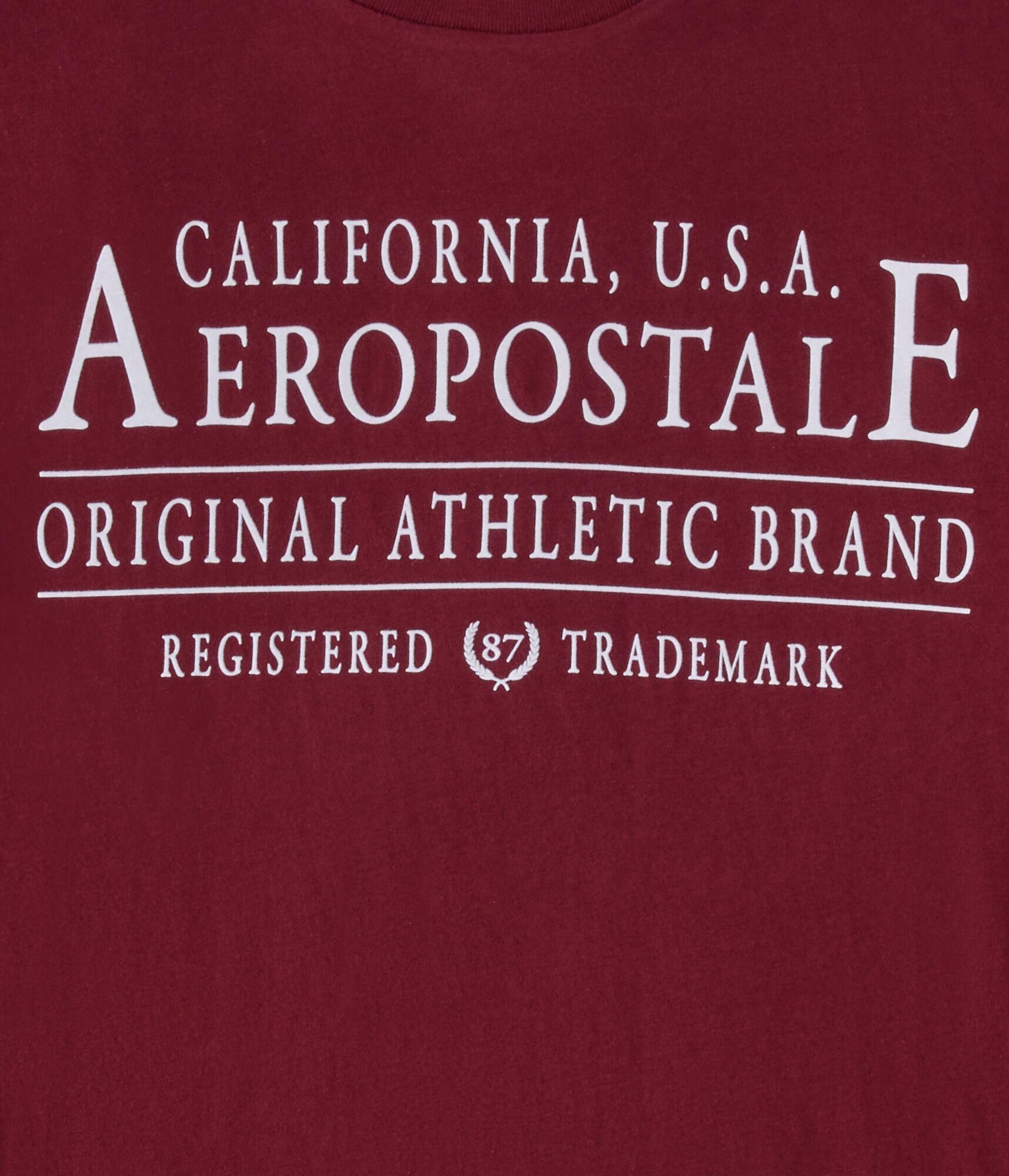 Aeropostale Athletic Brand Flocked Graphic Tee Product Image