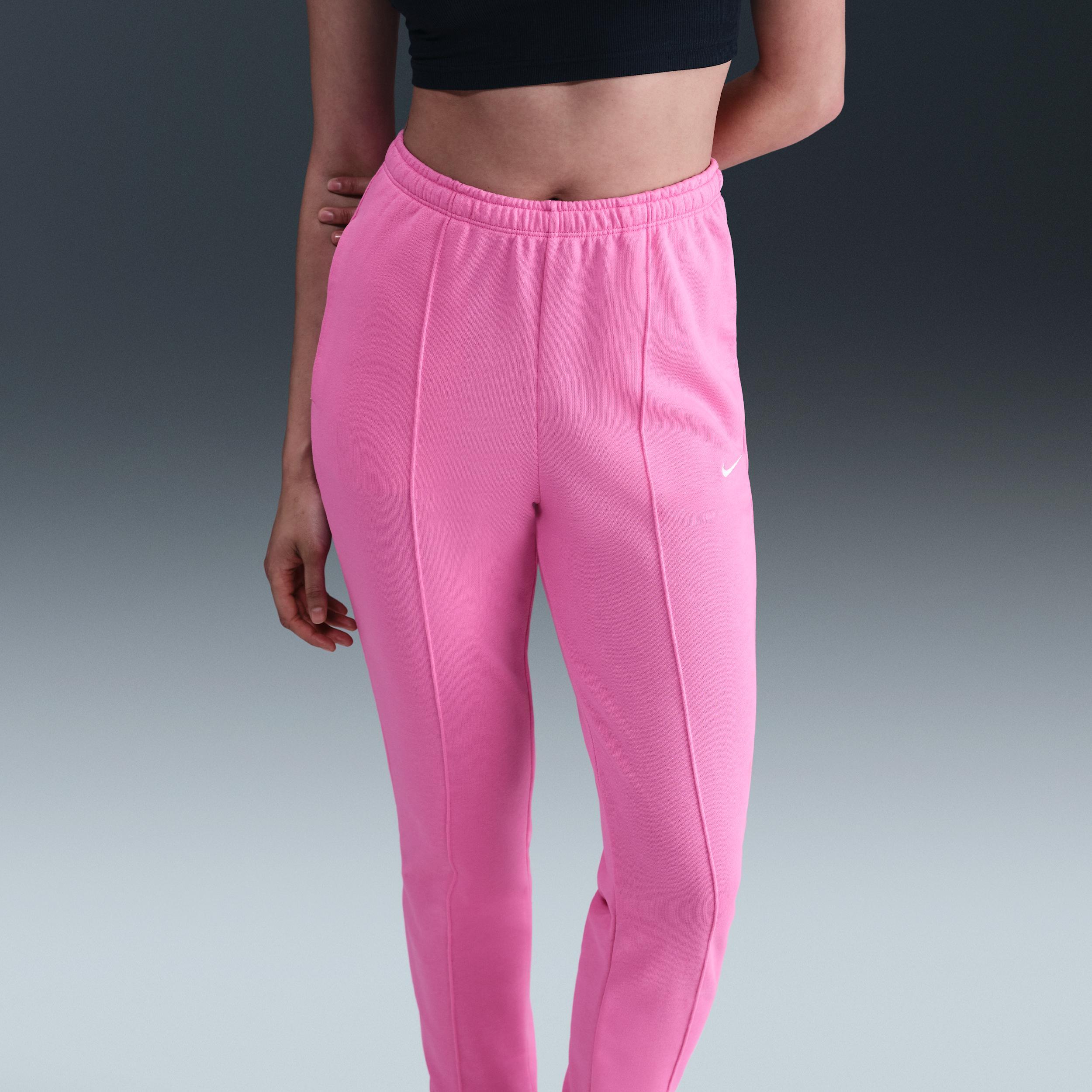 Women's Nike Sportswear Chill Terry Slim High-Waisted French Terry Sweatpants Product Image