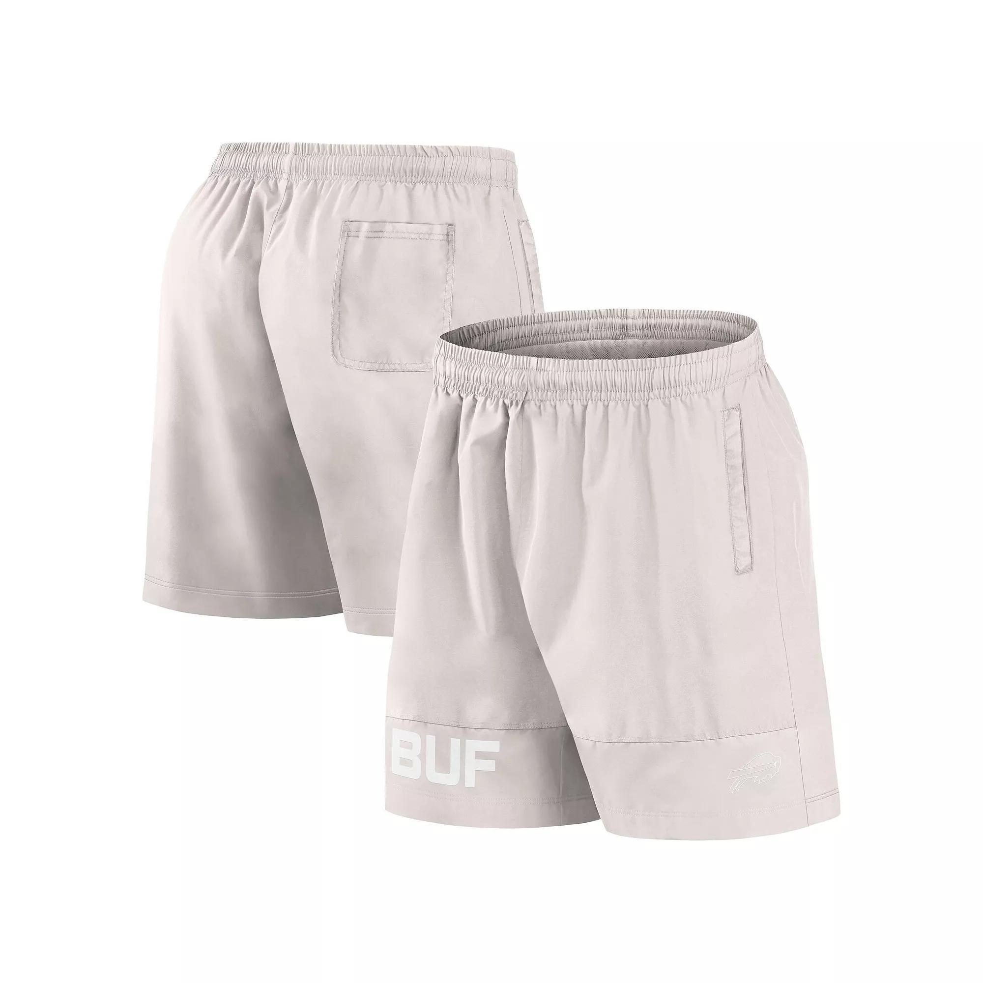 Men's Fanatics Cream Pittsburgh Steelers Elements Shorts, Size: Large, Beige Product Image