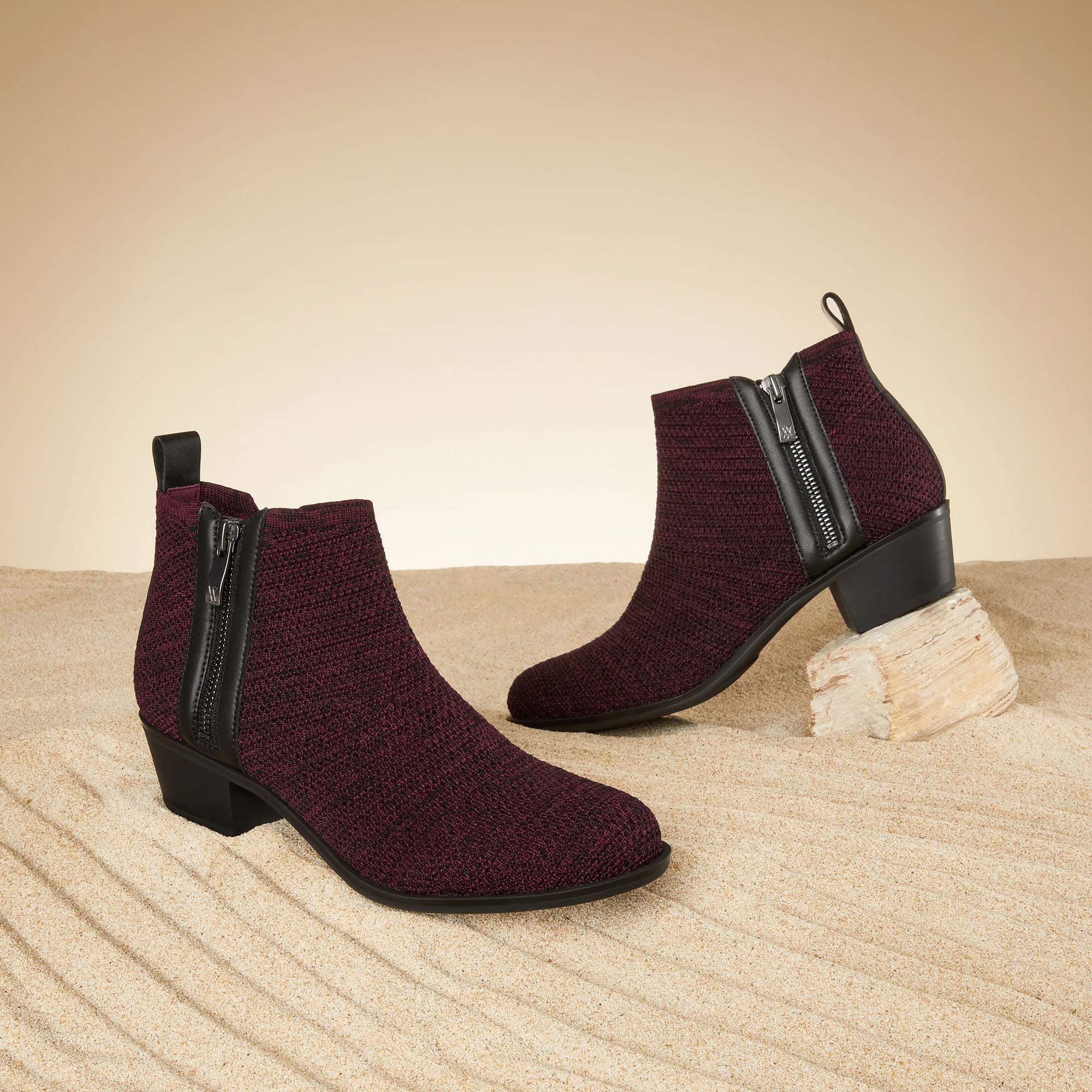 Zip Up Western Ankle Boots (Taylor) Product Image