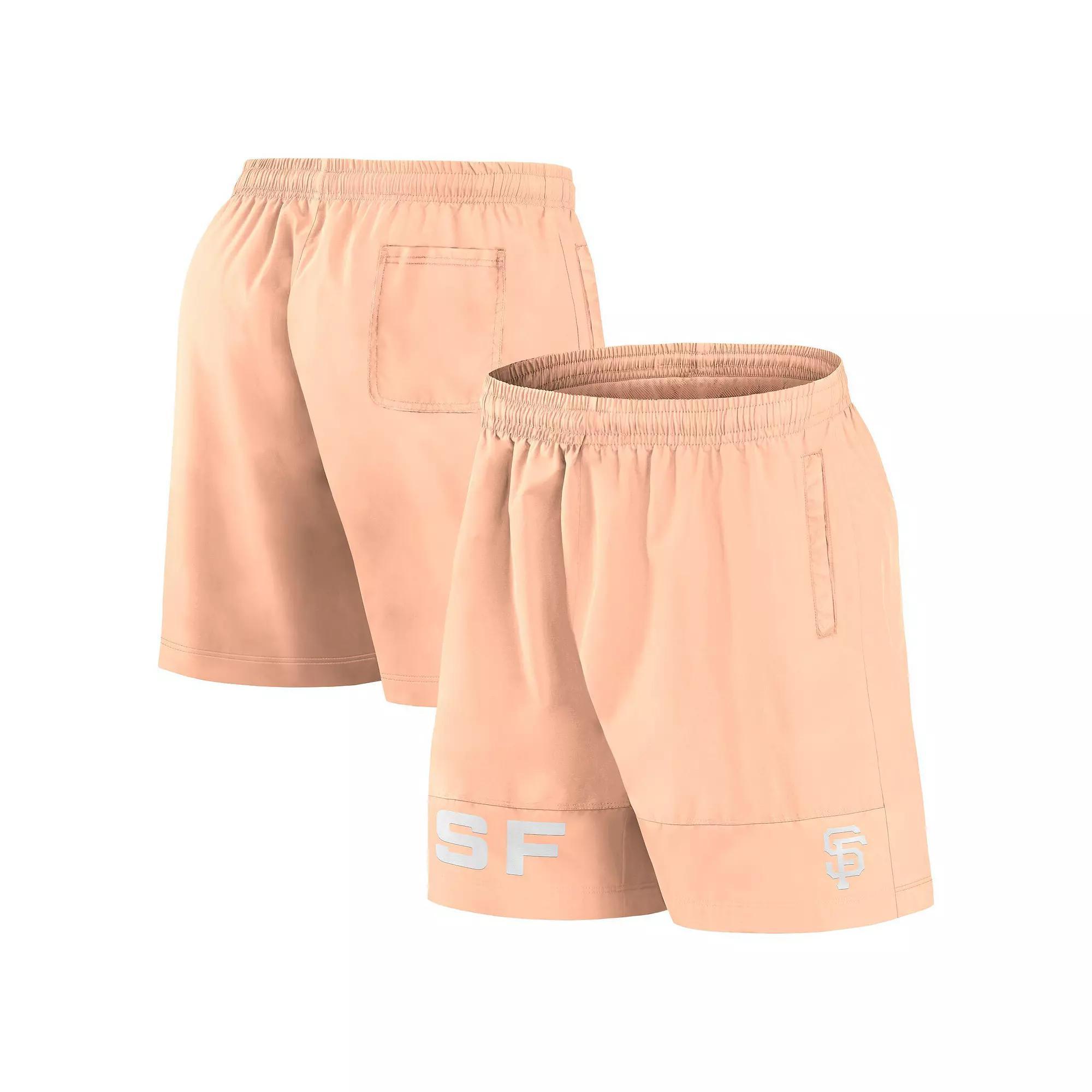 Men's Fanatics Cream Buffalo Bills Elements Shorts, Size: 3XL, Beige Product Image