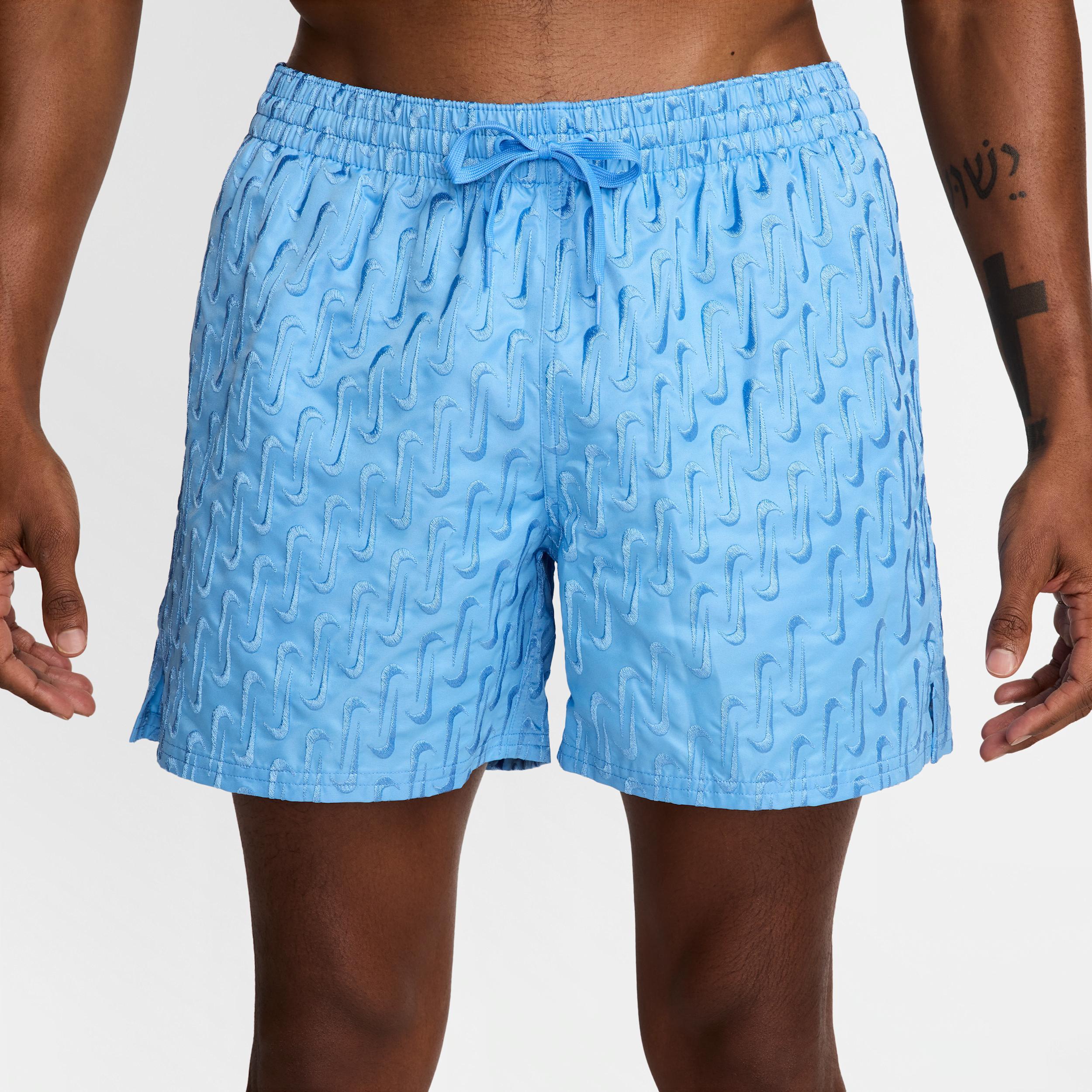 Nike Men's Swim Breaker Swoosh logo Link 5" Fully Lined Volley Shorts Product Image