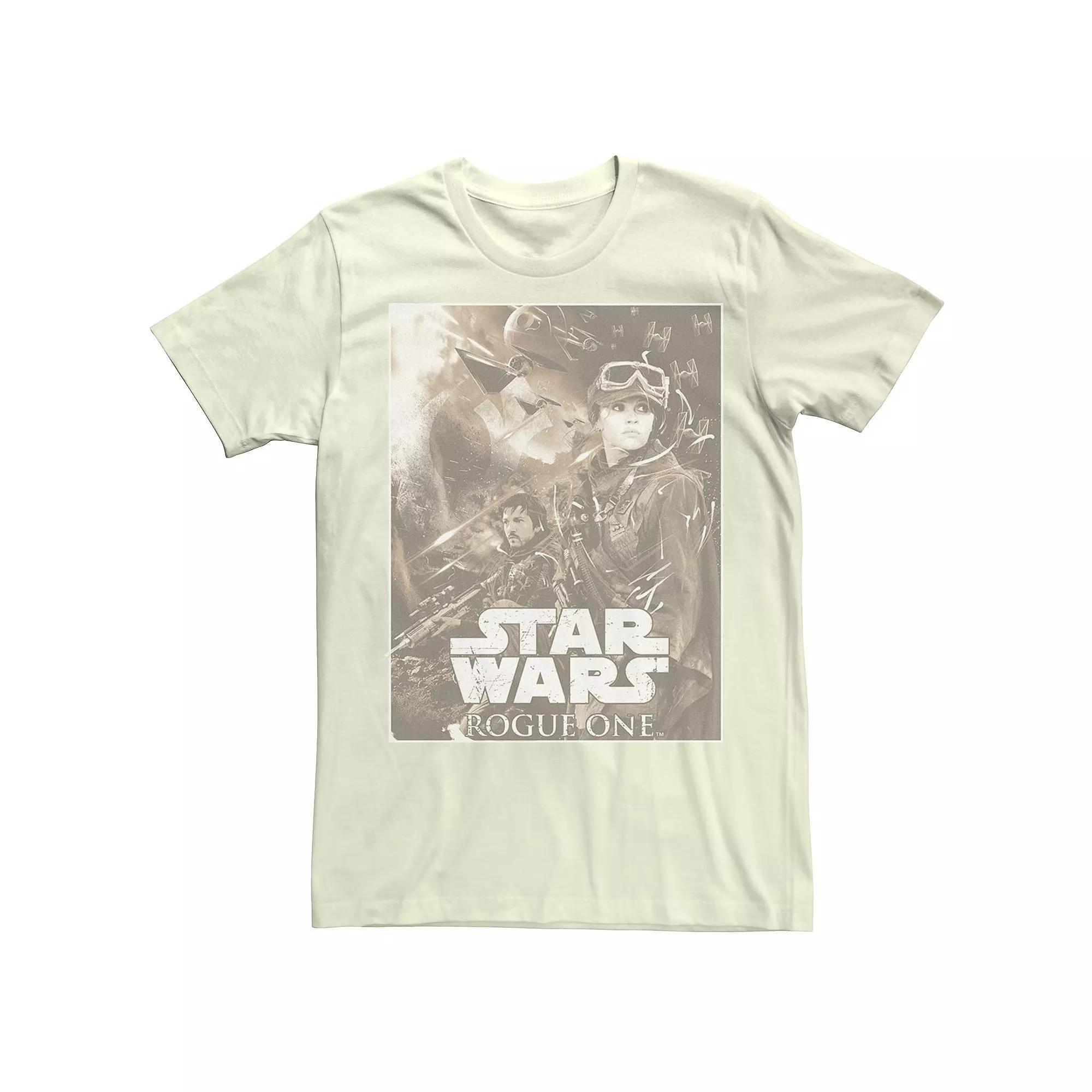 Men's Rogue One: A Star Wars Story Fight For Scariff Tee, Size: 3XL, Black Product Image