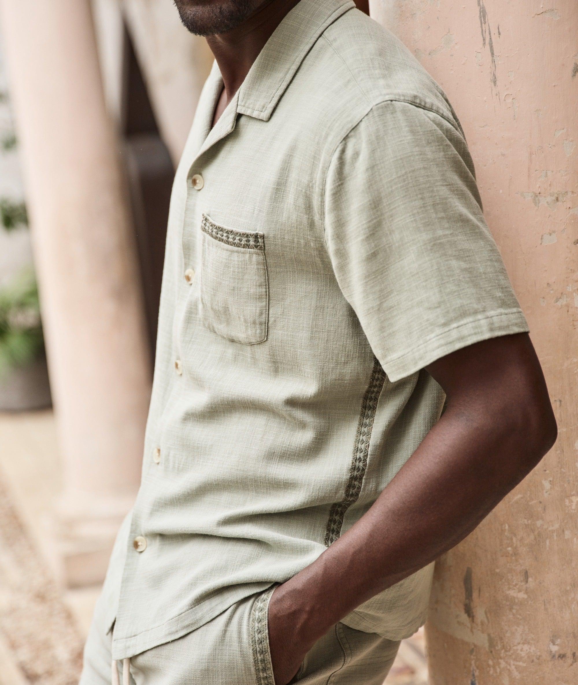 Stretch Selvage Long Sleeve Shirt Product Image
