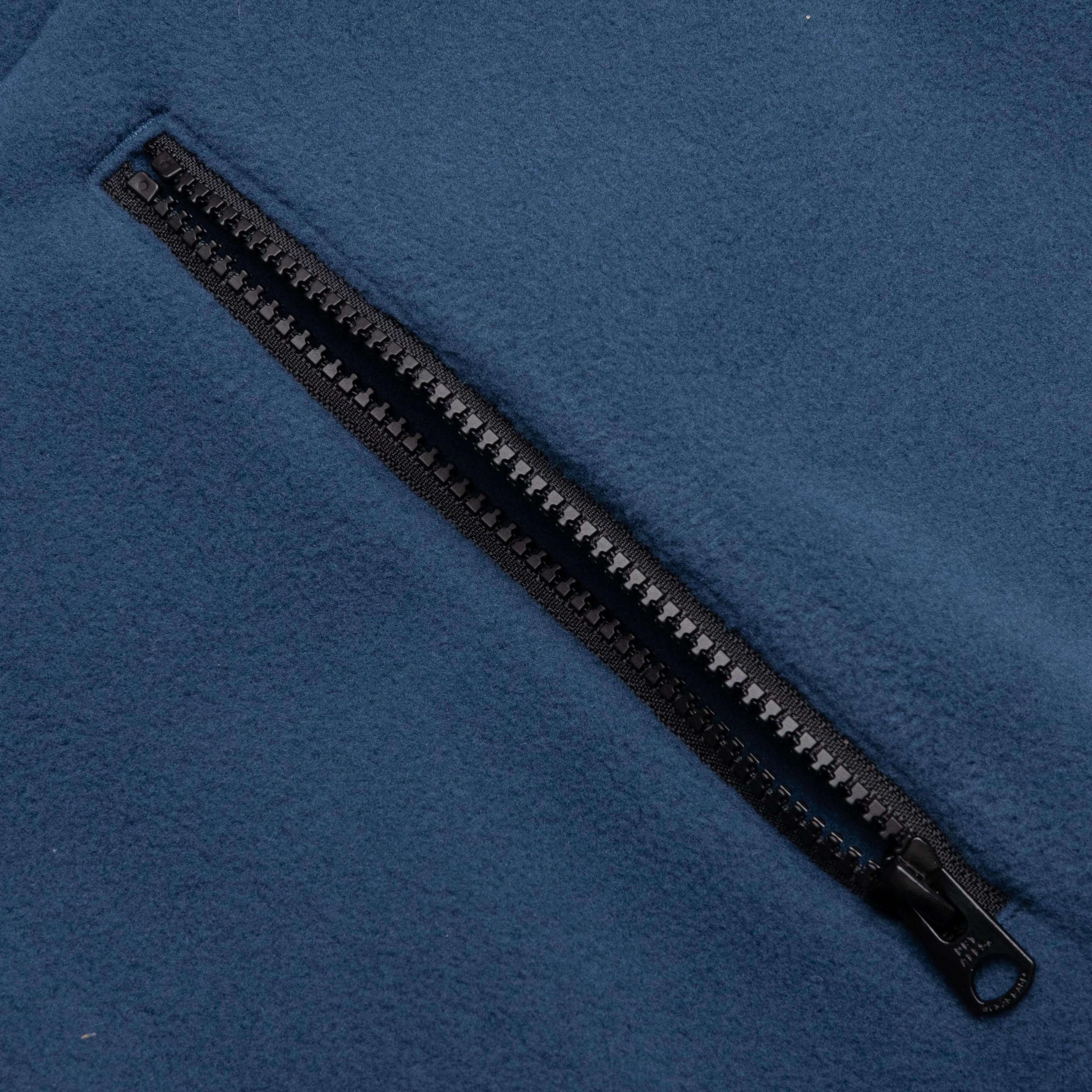 Fleece Half Zip Jacket - Navy Male Product Image