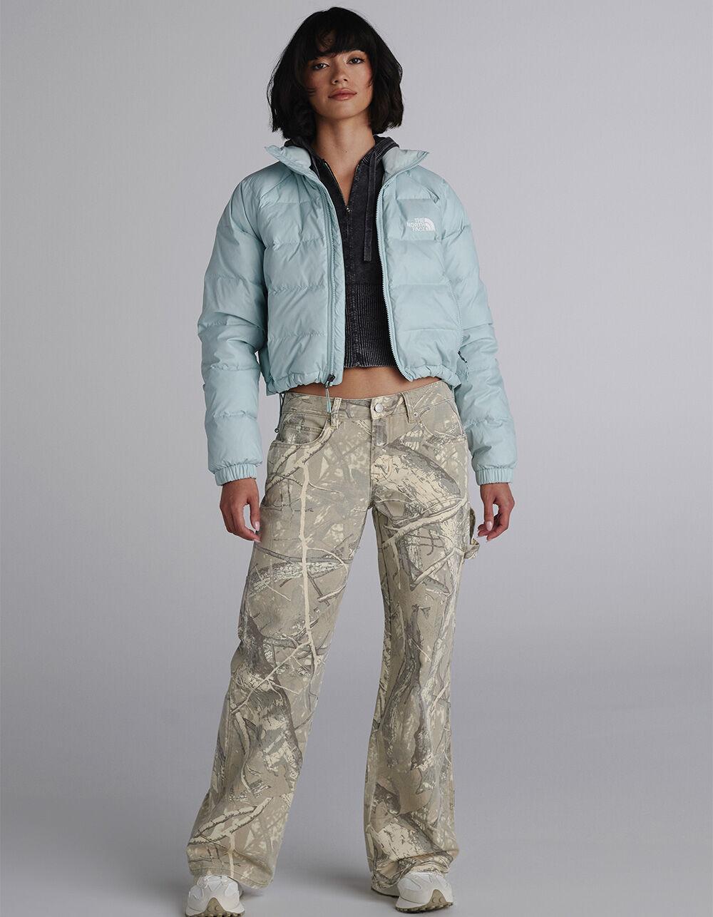 RSQ Womens Low Rise Camo Baggy Carpenter Jeans - BRN/MULTI Product Image