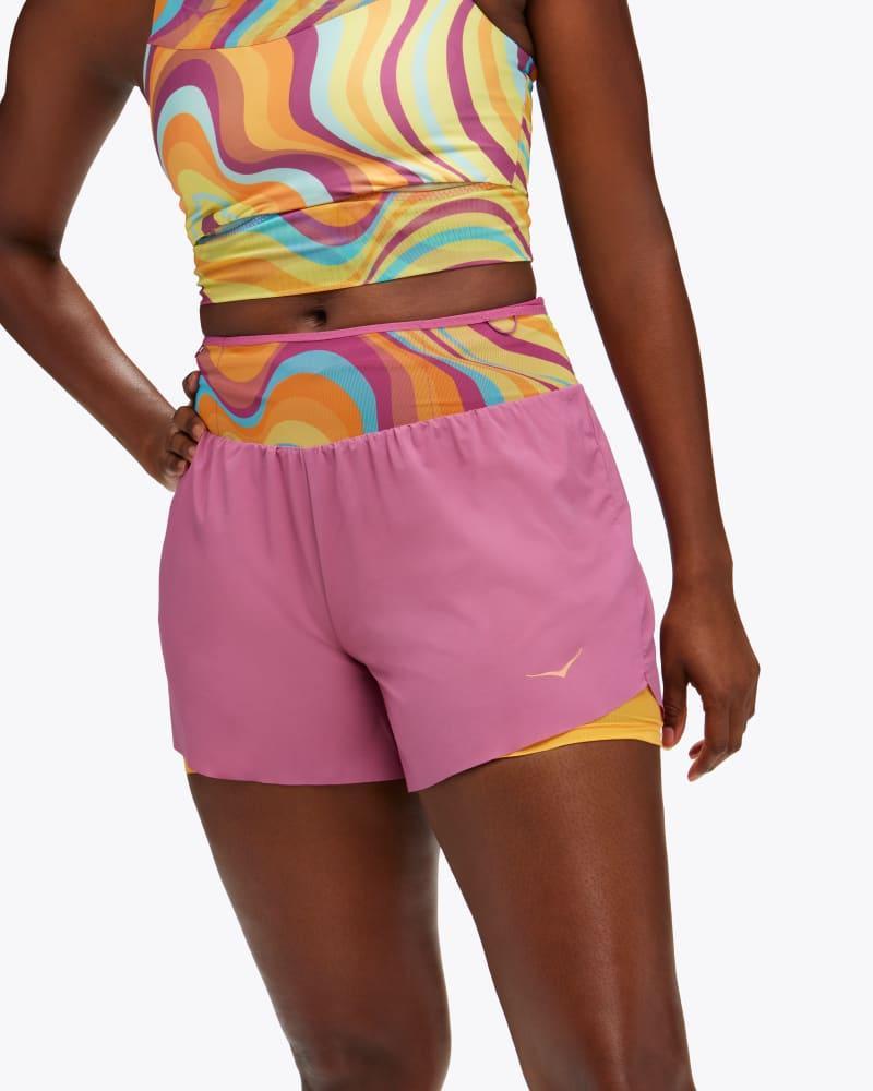 HOKA Women's Skyglide Short in Black, Size XS Product Image