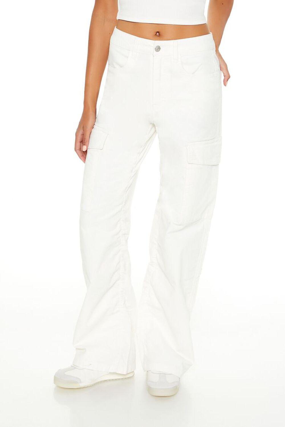 Corduroy High-Rise Pants | Forever 21 Product Image