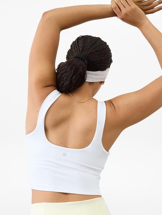 Transcend Square Neck Crop Sports Bra D-DD Product Image