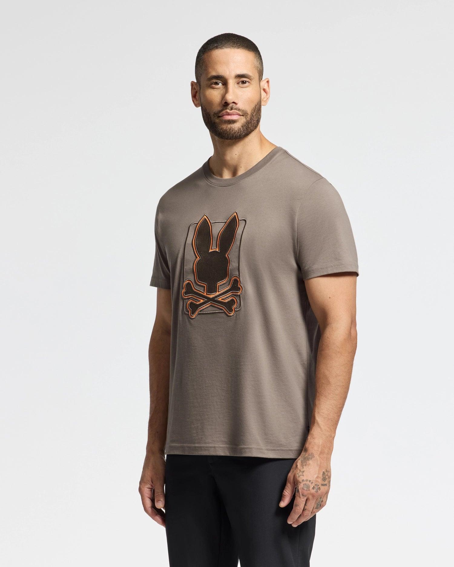 MENS PIERCE EMBROIDERED GRAPHIC TEE - B6U115E200 Product Image