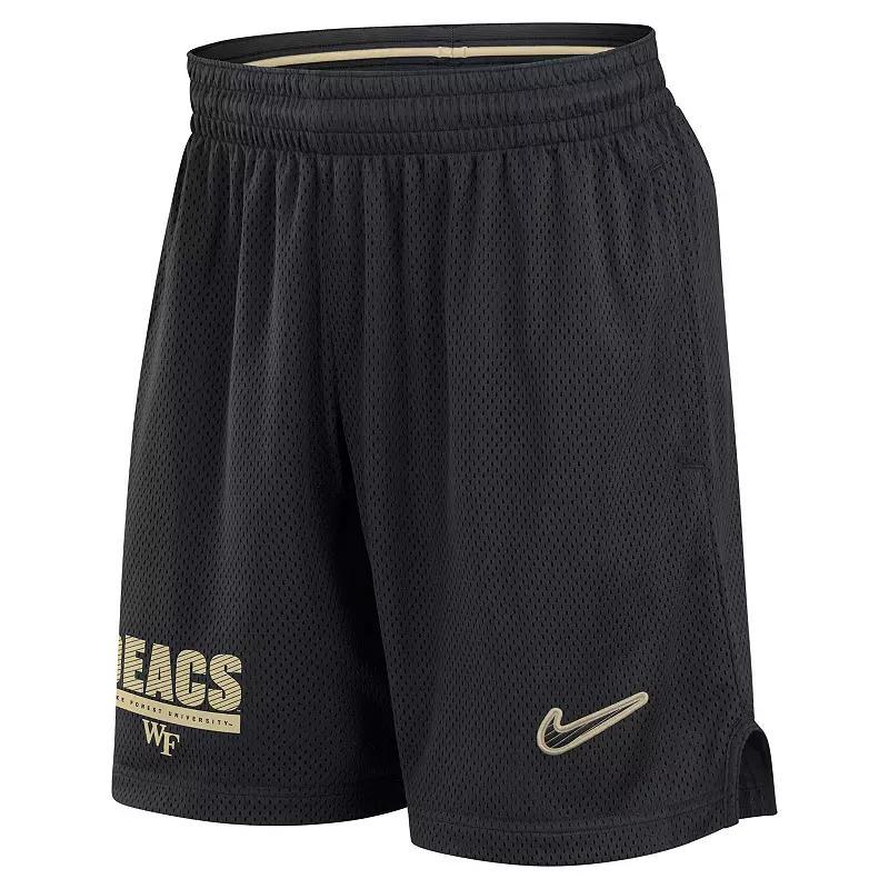 Men's Nike Anthracite Cal Bears 2024 Sideline Mesh Shorts, Size: Small, Grey Product Image