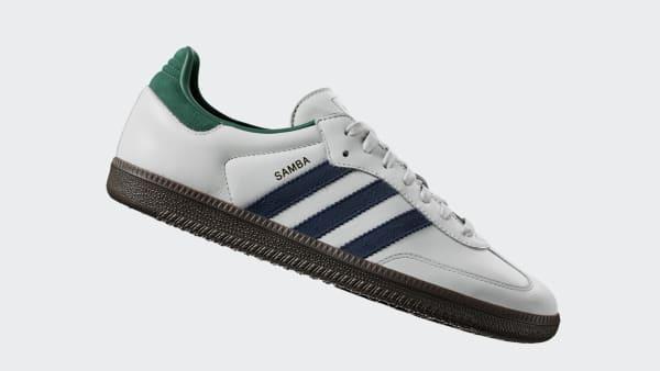 Mens adidas Samba OG Athletic Shoe - Core White / Team Victory Red / Night Indigo Product Image
