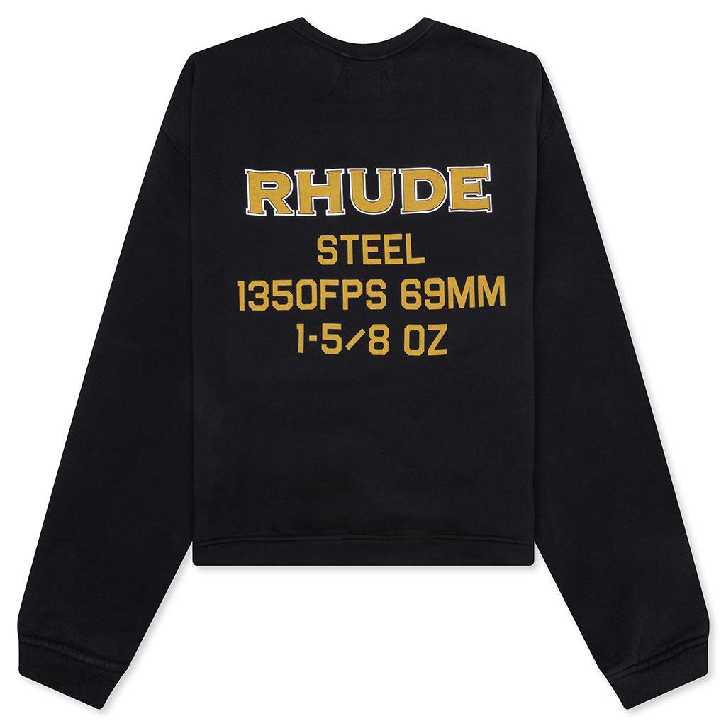 Rhude Steel Crewneck - Vintage Black Male Product Image