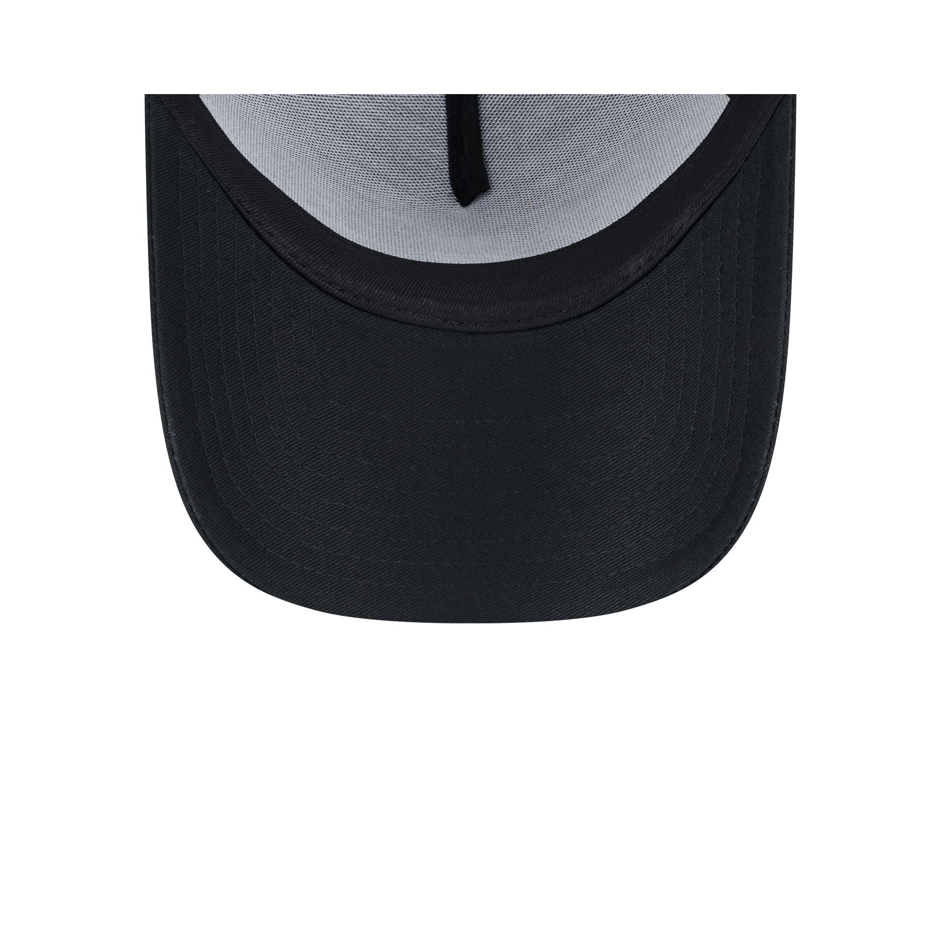Toronto Raptors Classic Edition Black 9FORTY A-Frame Trucker Hat Male Product Image