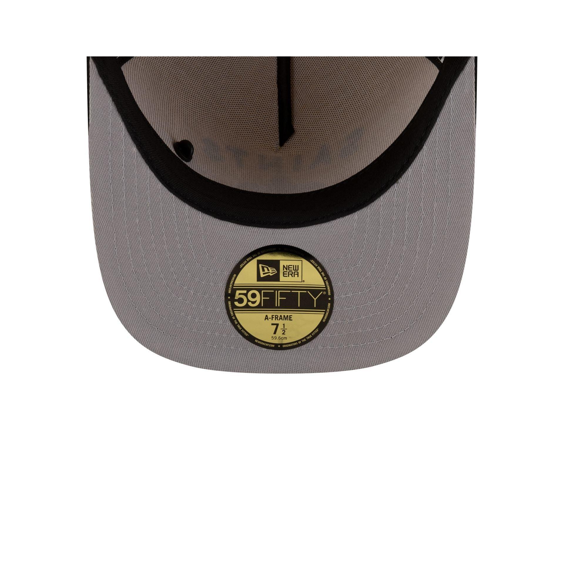 New Orleans Saints 2025 Draft Black 59FIFTY A-Frame Fitted Hat Male Product Image