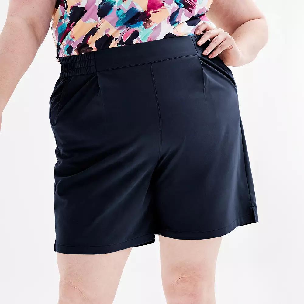 Plus Size Tek Gear Pleated Golf Shorts, Womens Product Image