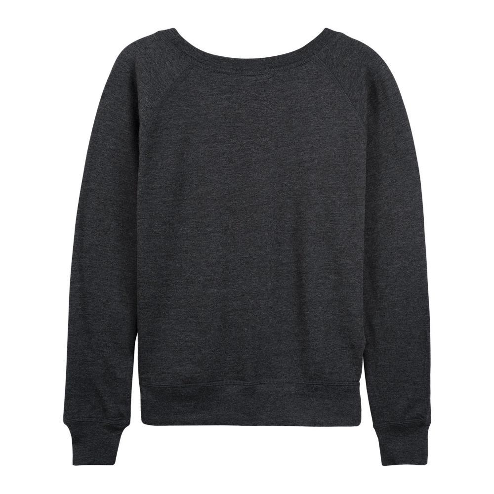 Women's Wicked Elphaba & Glinda French Terry Long Sleeve Tee, Size: Small, Brown Product Image