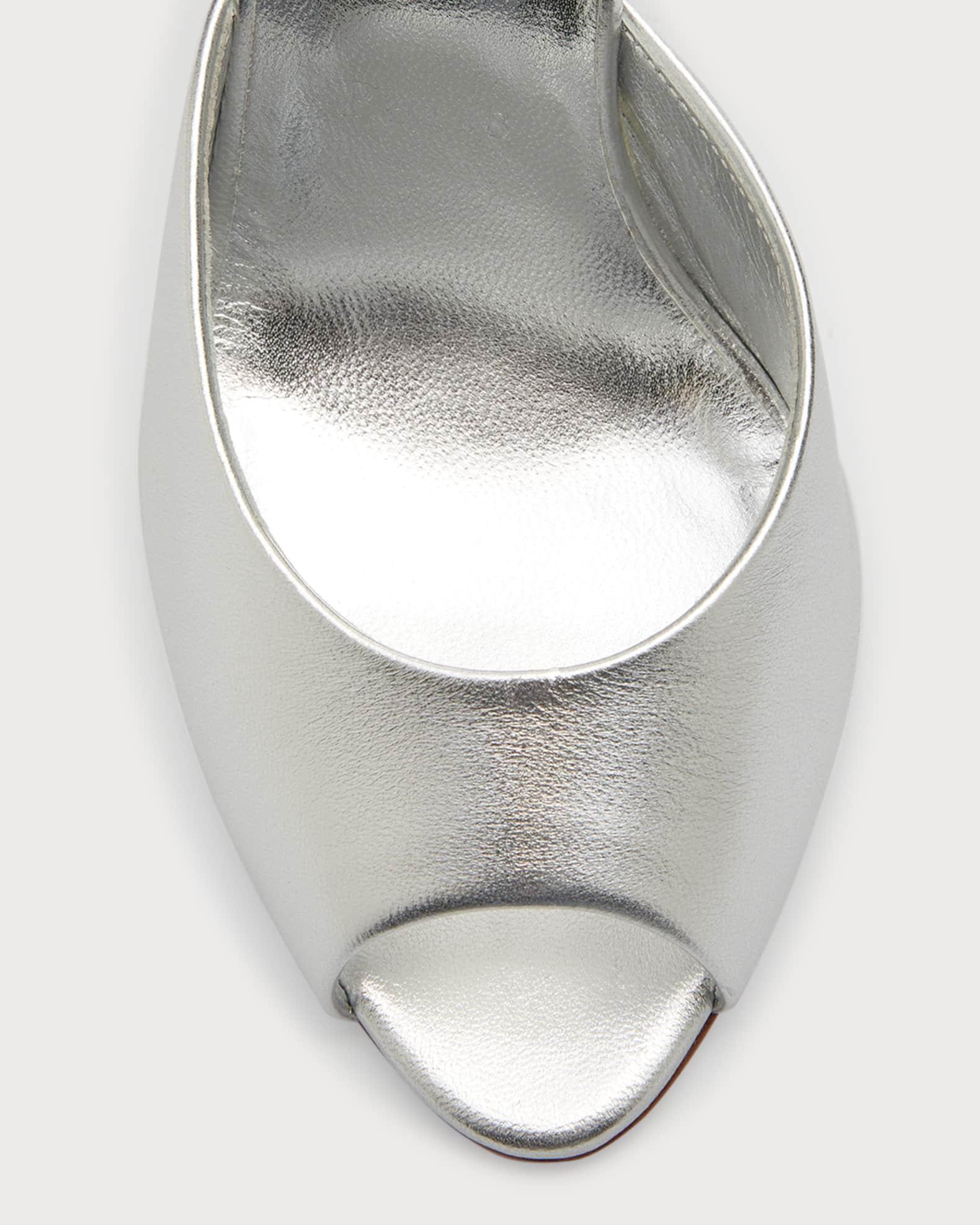 Me Dolly Metallic Red Sole Slide Sandals Product Image