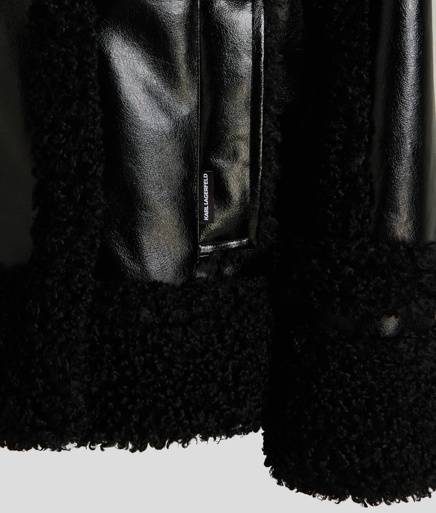 FAUX-SHEARLING AVIATOR JACKET Product Image